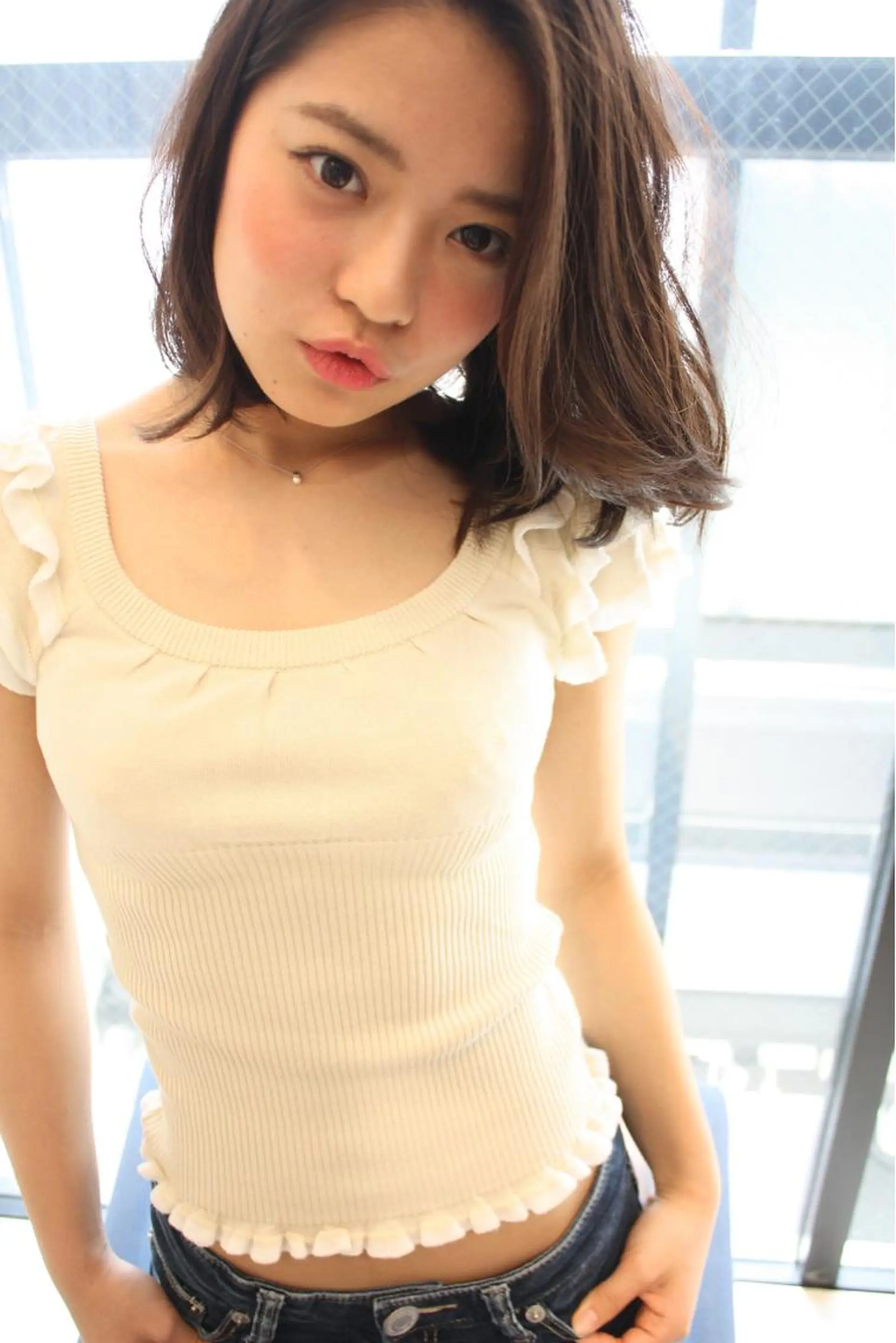 ミディアム カラー イルミナカラー 髪質改善 縮毛矯正 美容室tuuli 大名店所属・tuuli トゥーリのヘアスタイル