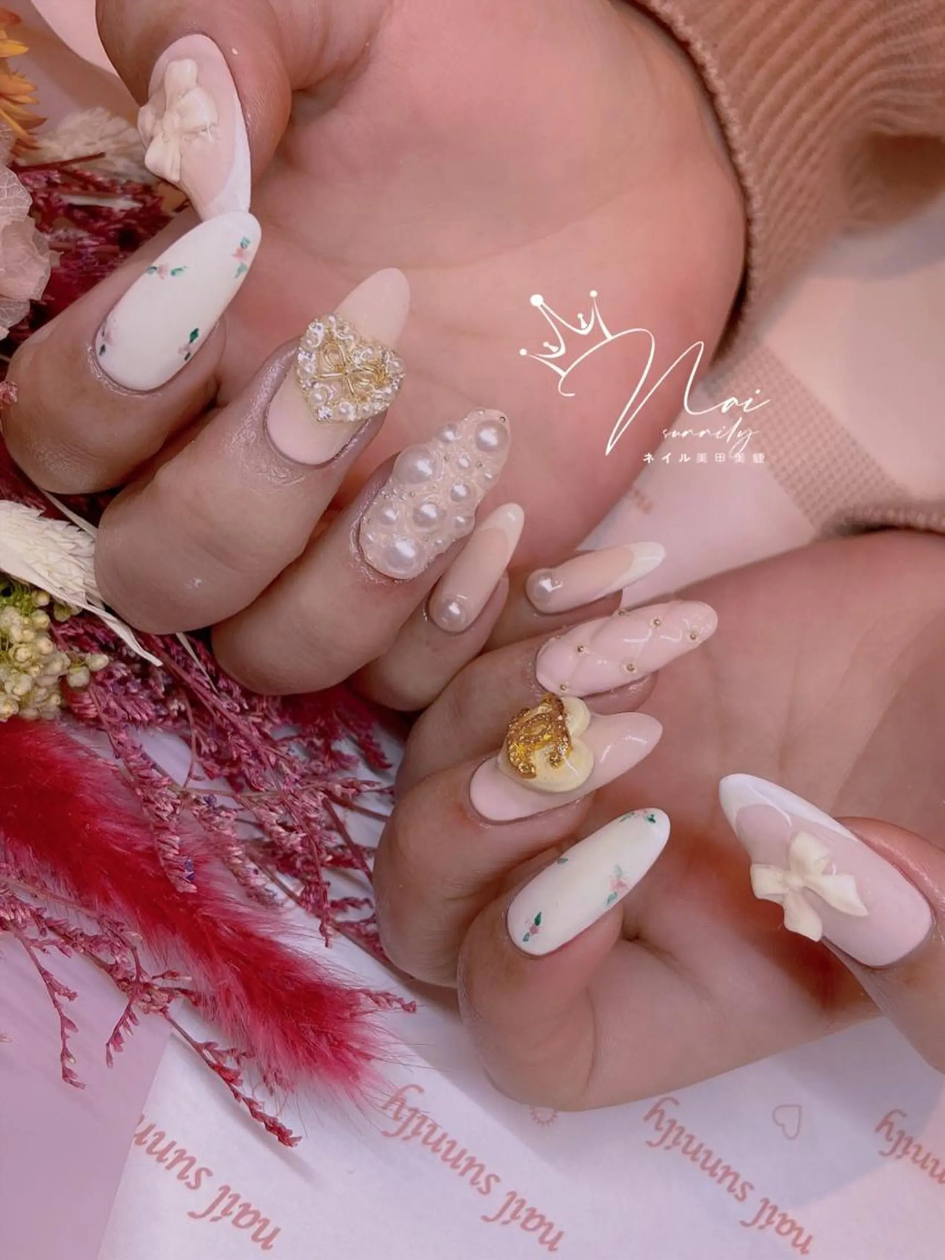 ネイル 長さだし専門店 M2　rikaのネイルデザイン