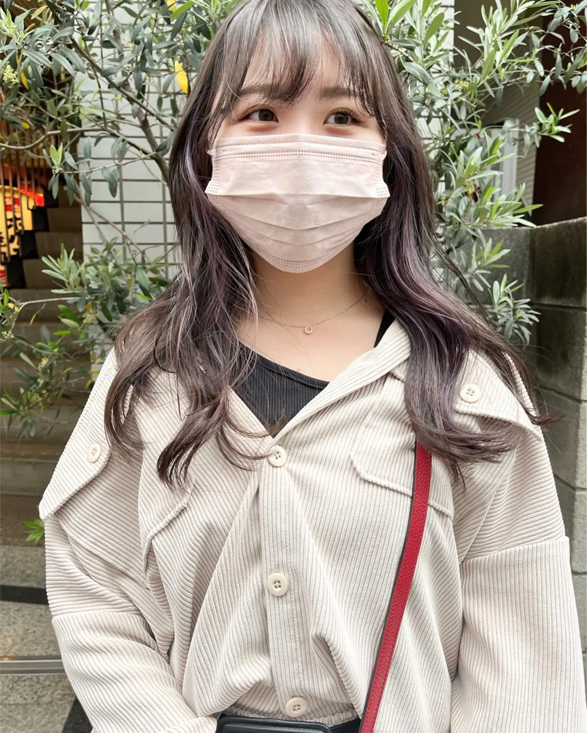 セミロング カラー ヘアアレンジ ヘアカラー トリートメント 🌷ボブ/髪質改善 ストレートのヘアスタイル