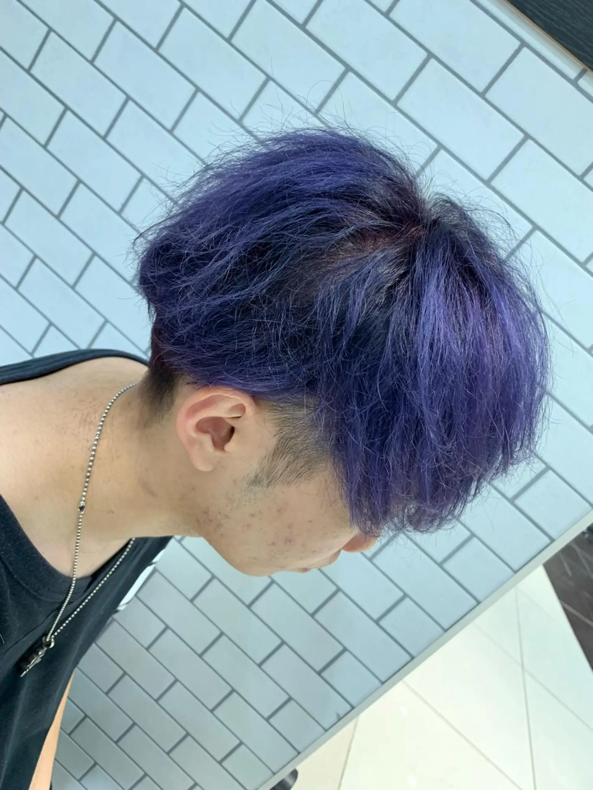 カラー メンズ バイオレットカラー 🇺🇸海外ヘア 🇰🇷MASANOのヘアスタイル