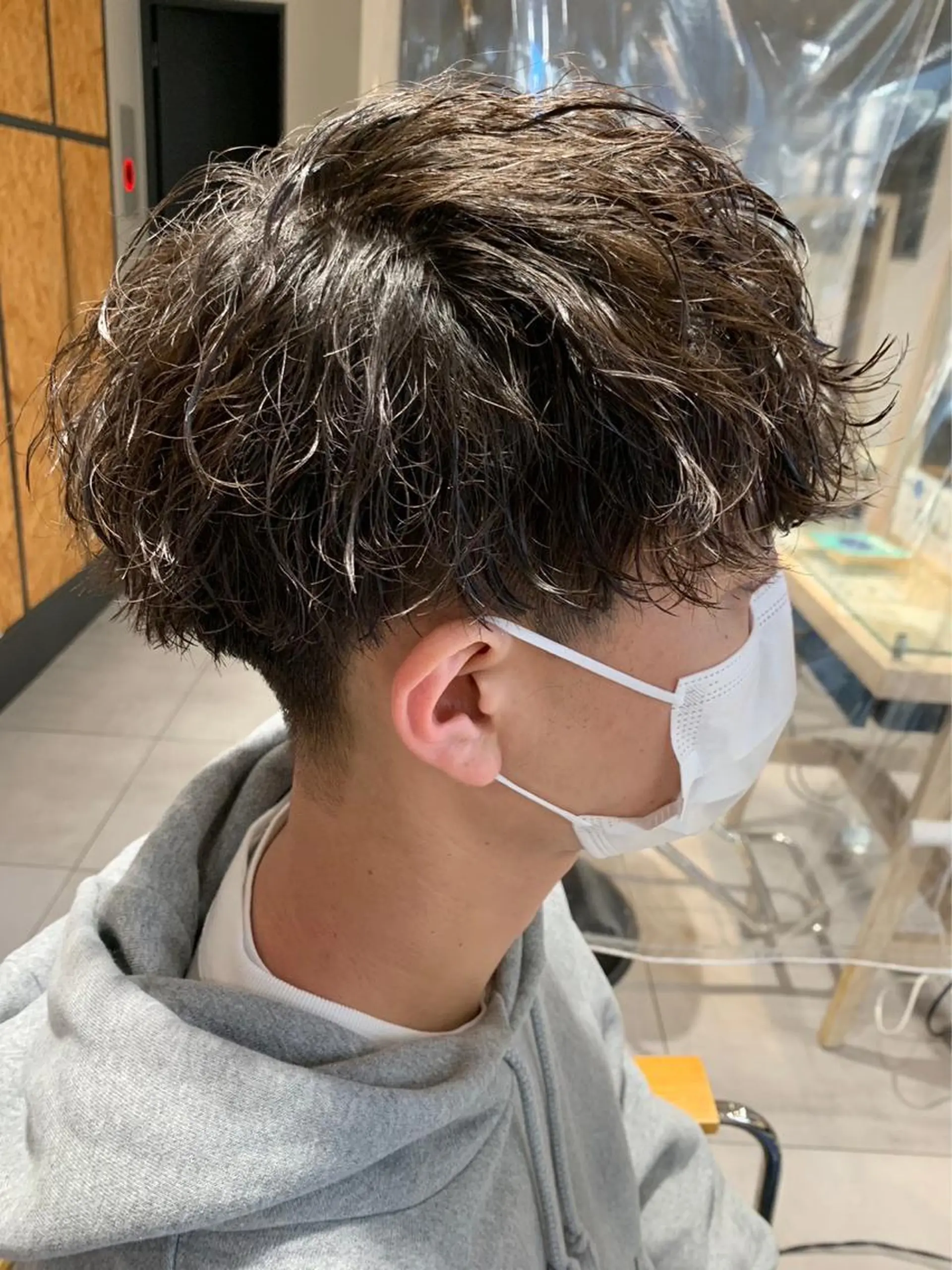 メンズ ヘアカラー トリートメント 鈴木弥月/大人ボブ× 透明感カラーのヘアスタイル