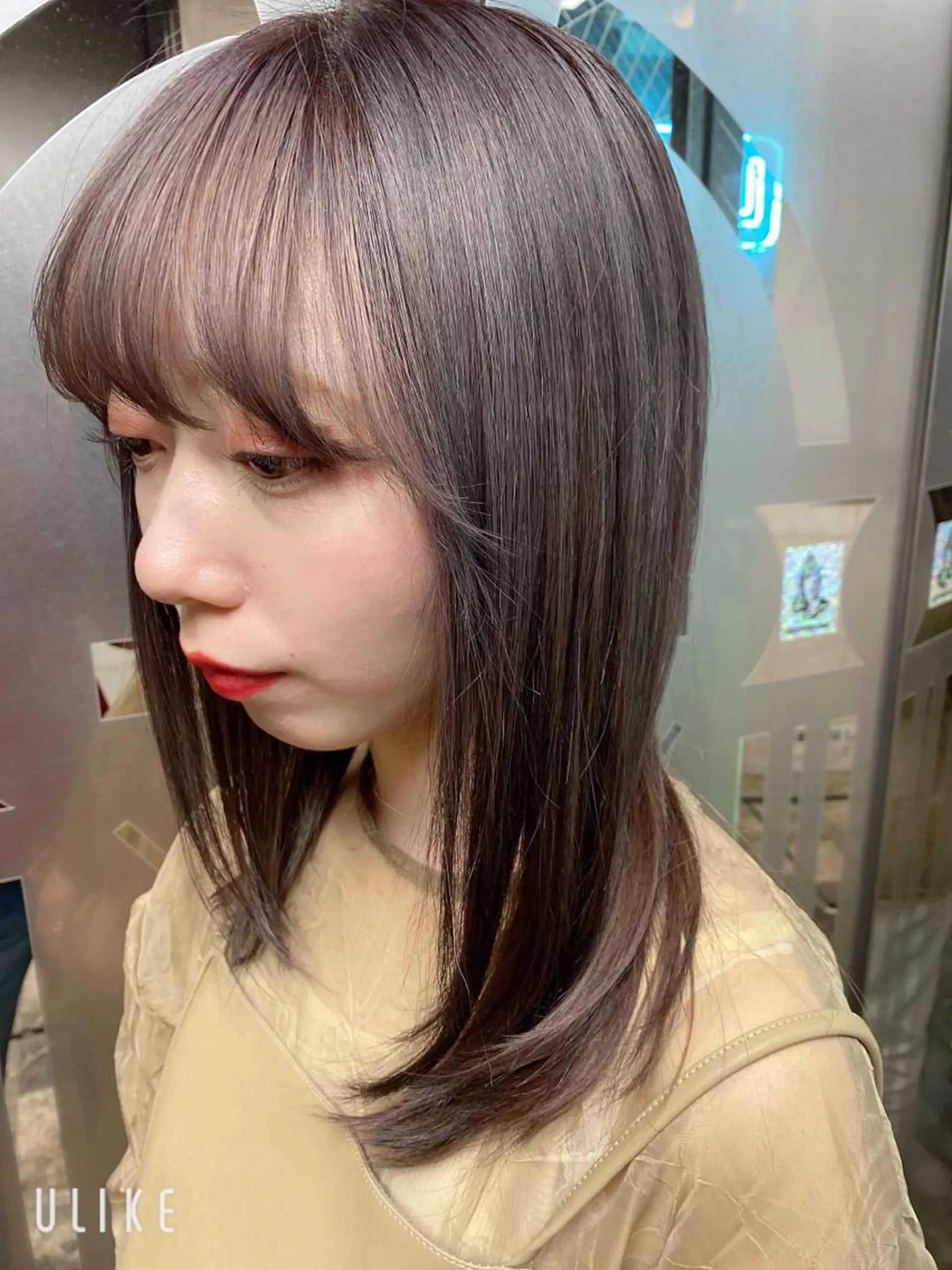 ミディアム カラー ヘアアレンジ Ameri/髪質改善 /韓国ヘア🇰🇷のヘアスタイル