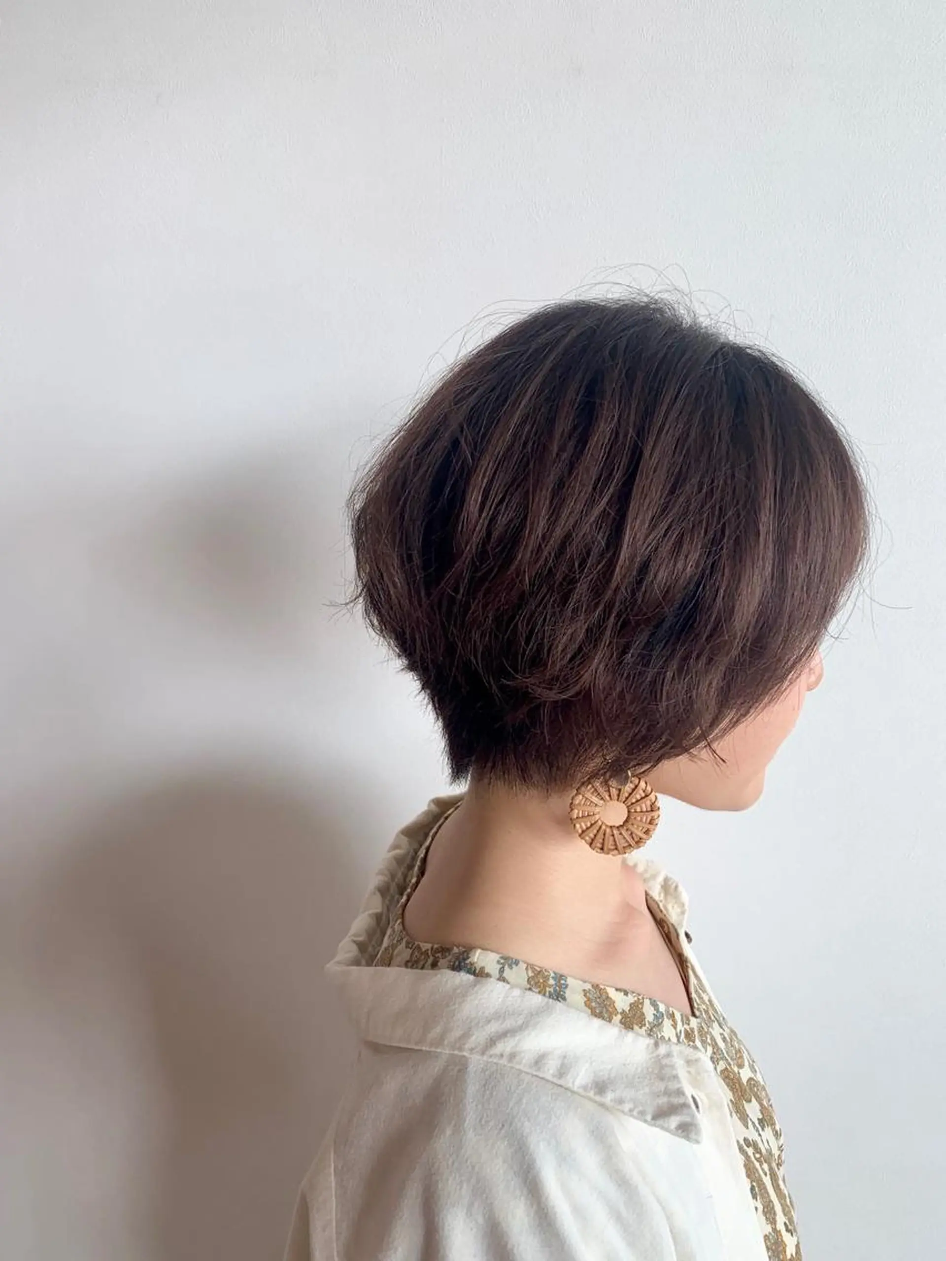 ショート カラー エドルカラー 早稲田/ショート/ 髪質改善/艶カラーのヘアスタイル