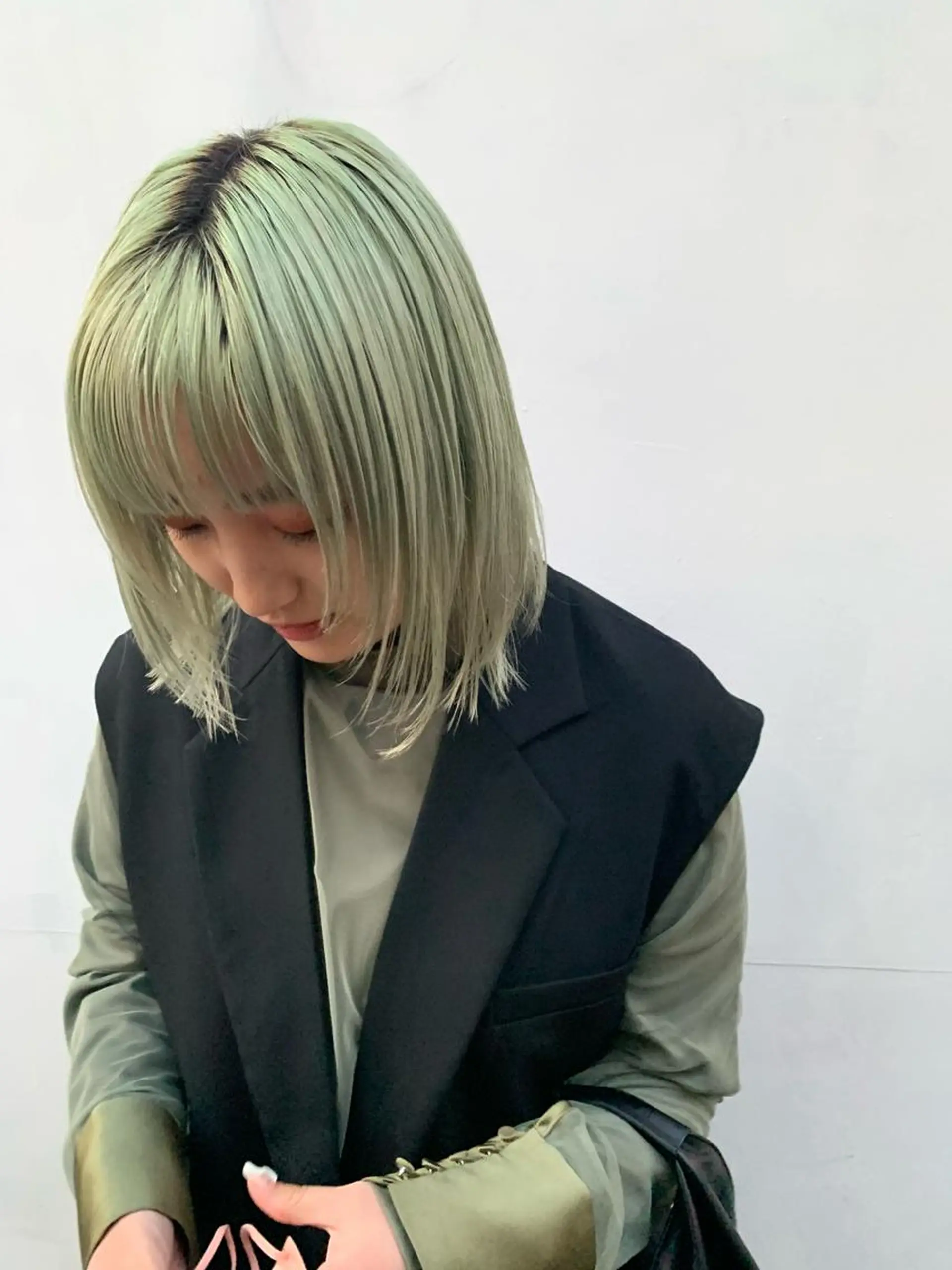 カラー メンズカットパーマ/ ブリーチ高柳将太のヘアスタイル