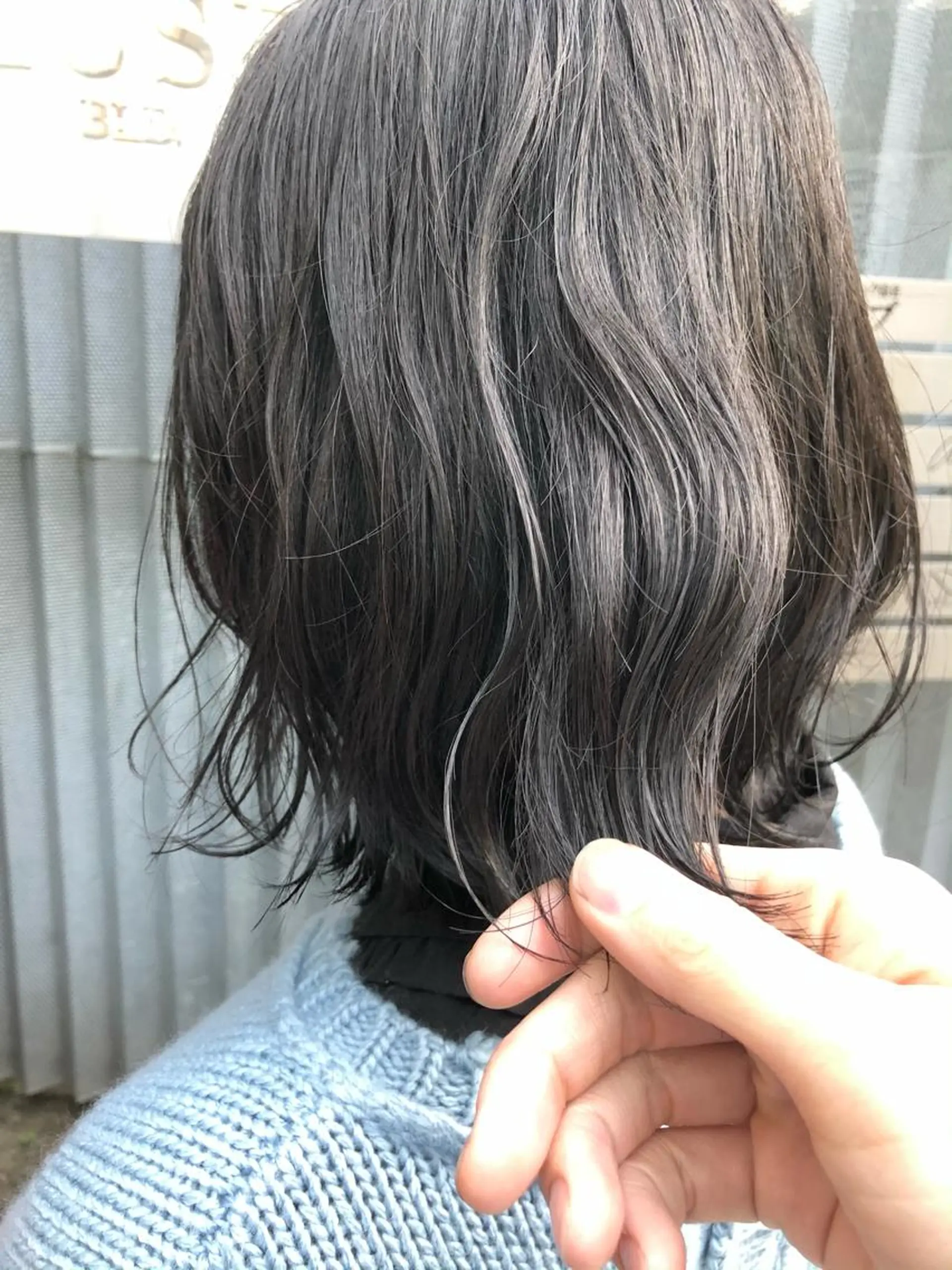 ショート カラー 透明感カラー グレージュ カット ヘアカラー 千葉 郁也のヘアスタイル