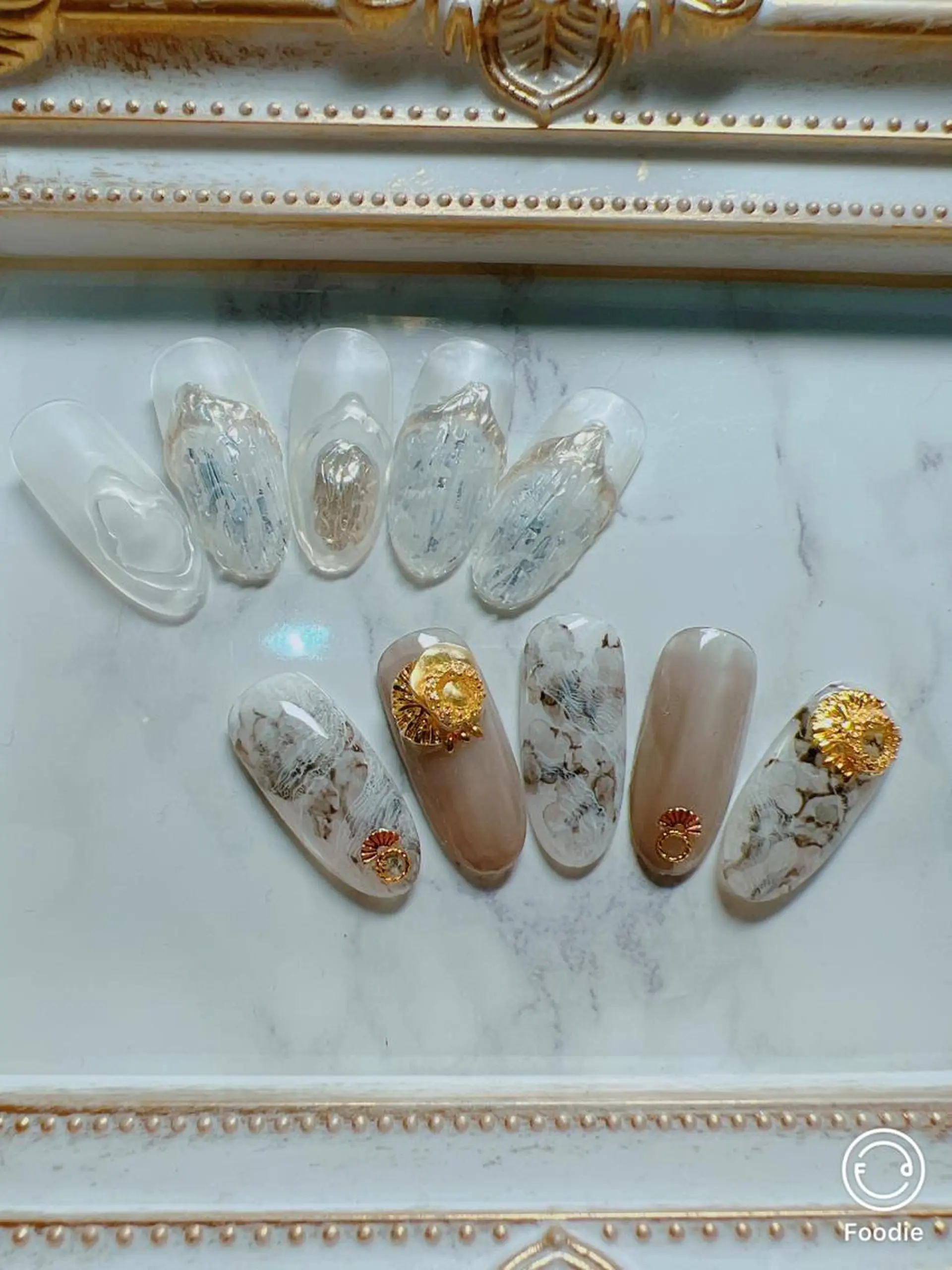 ネイル ニュアンスネイル ハンドネイル たきぐち みちこのネイルデザイン