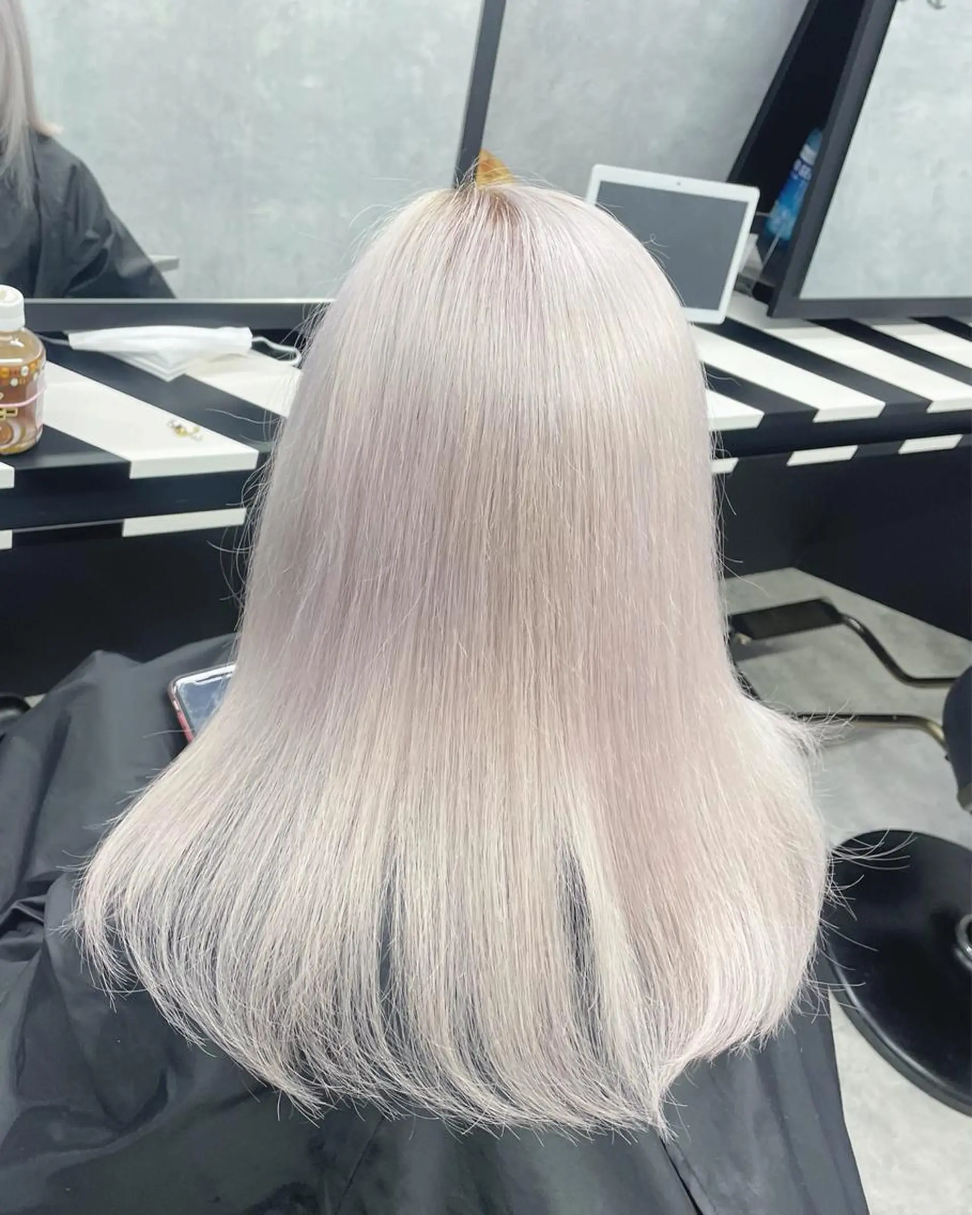 ミディアム ブリーチ&エクステ 🥀ケアカラー特化のヘアスタイル