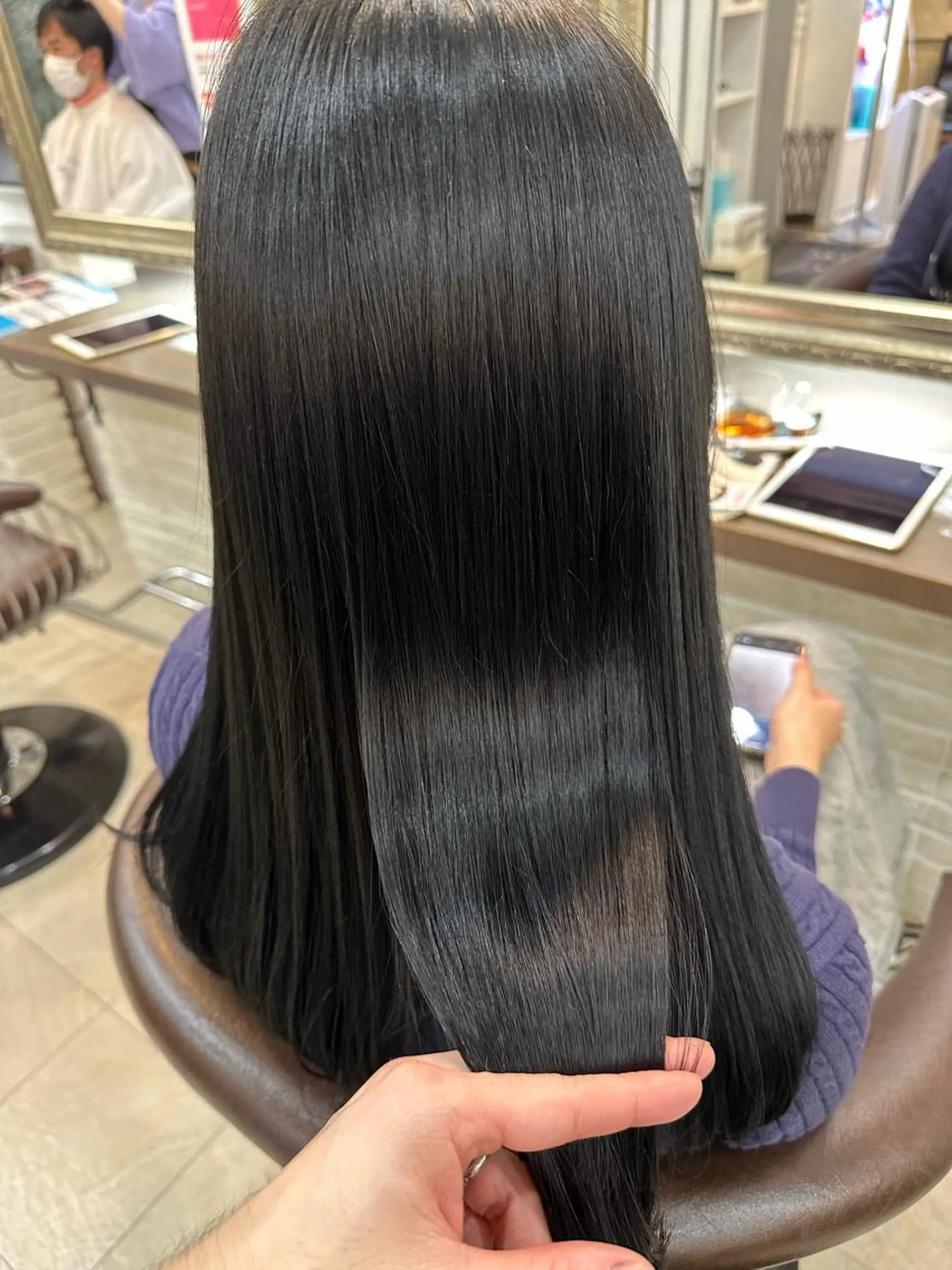 ロング カラー カット トリートメント 早坂 裕真のヘアスタイル