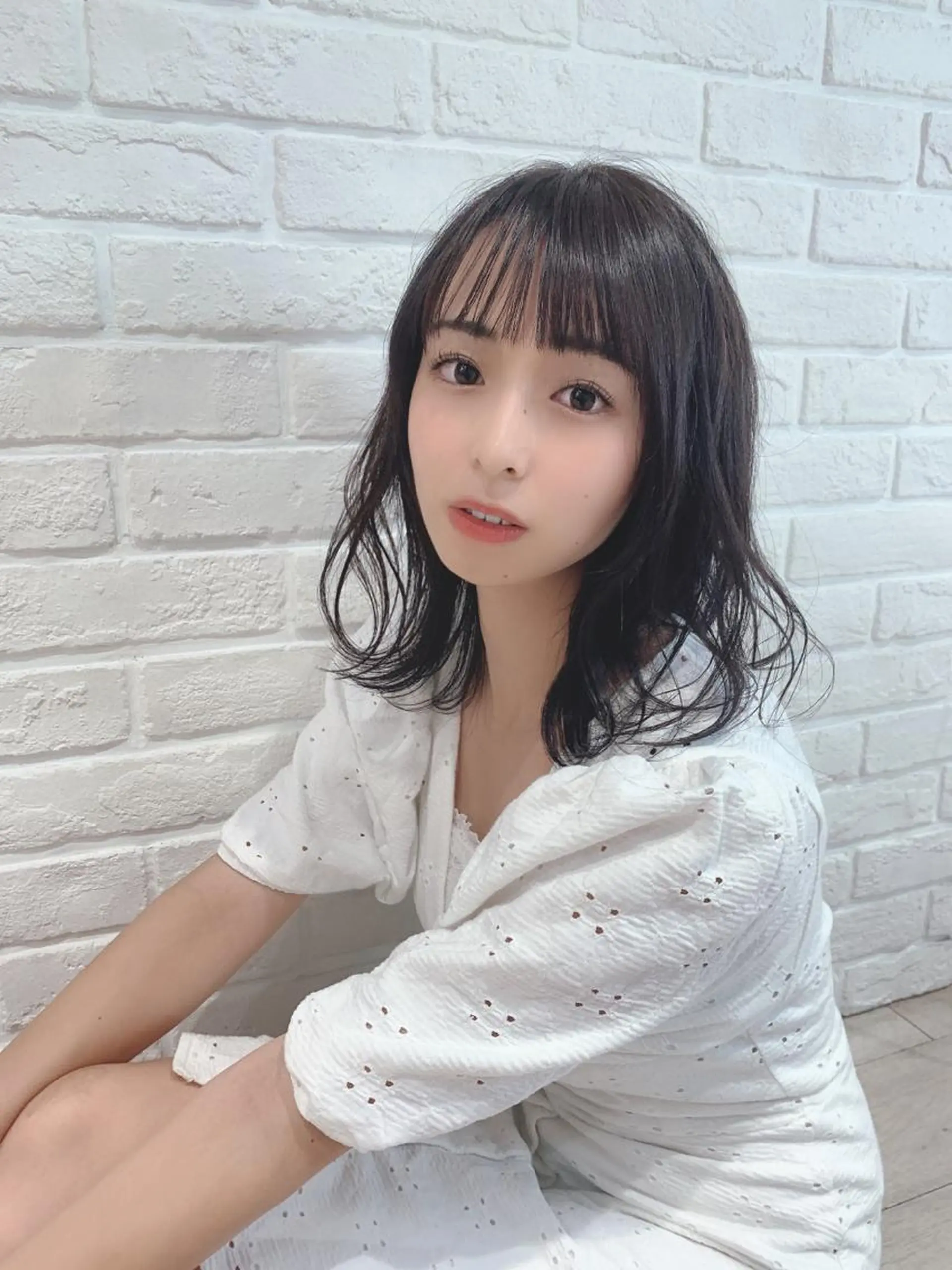 ミディアム カラー カット なりたいが叶う ながしまじゅんきのヘアスタイル