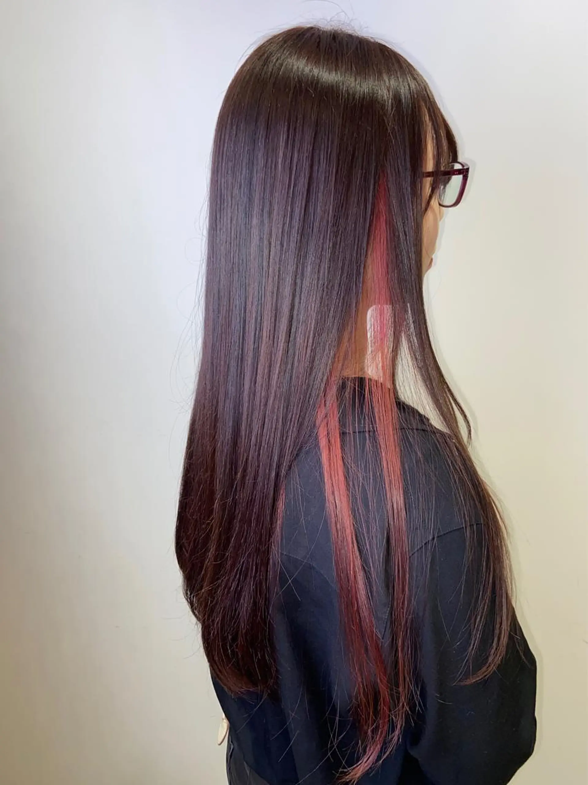 ロング カラー ヘアカラー 🐺ウルフ/レイヤー 似合わせ‎🤍沙羅のヘアスタイル