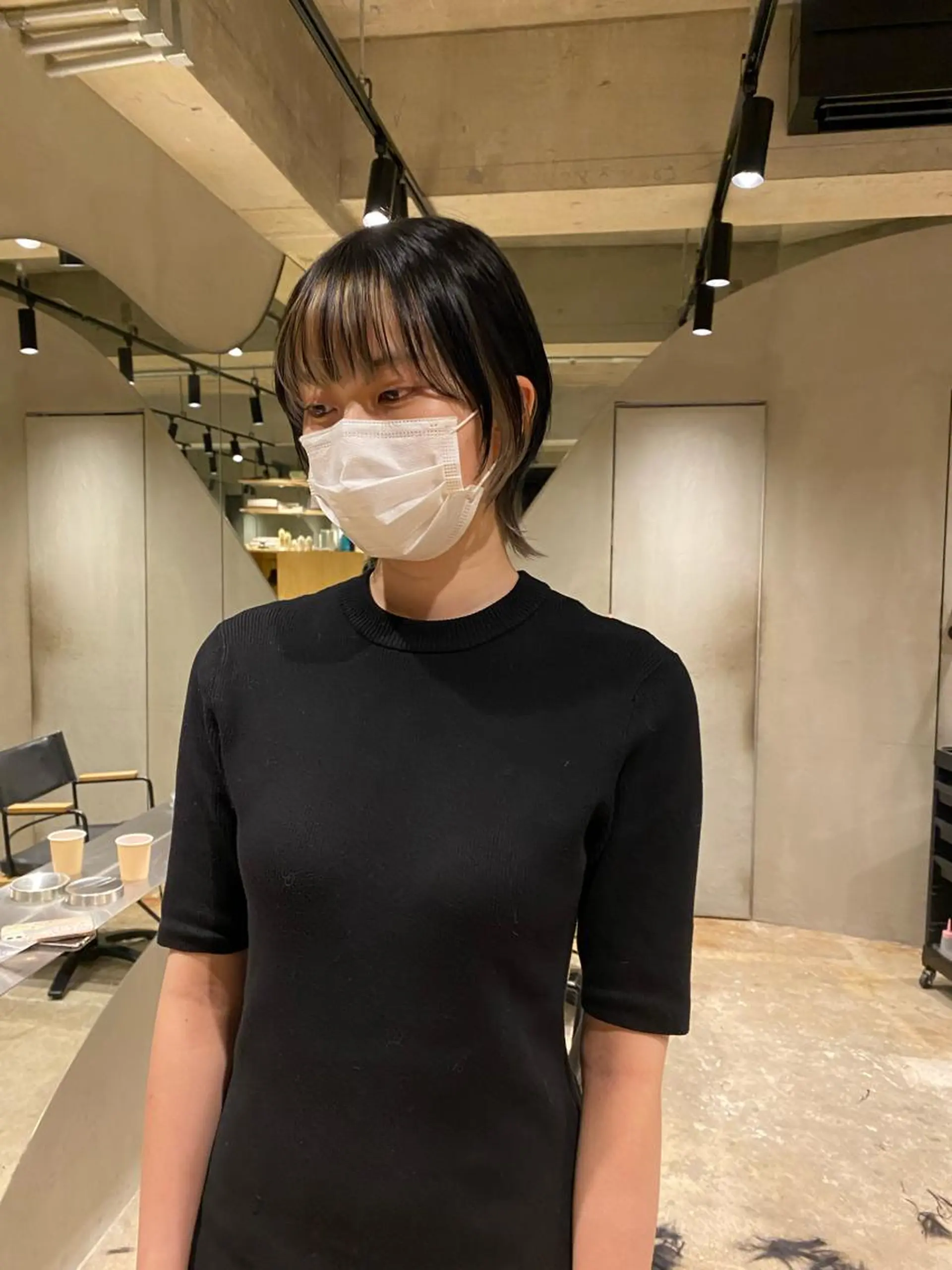 ショート カラー ショートヘア ウルフカット カット ヘアカラー hemm,hemm.所属・ミク/ 北参道/ショートのヘアスタイル