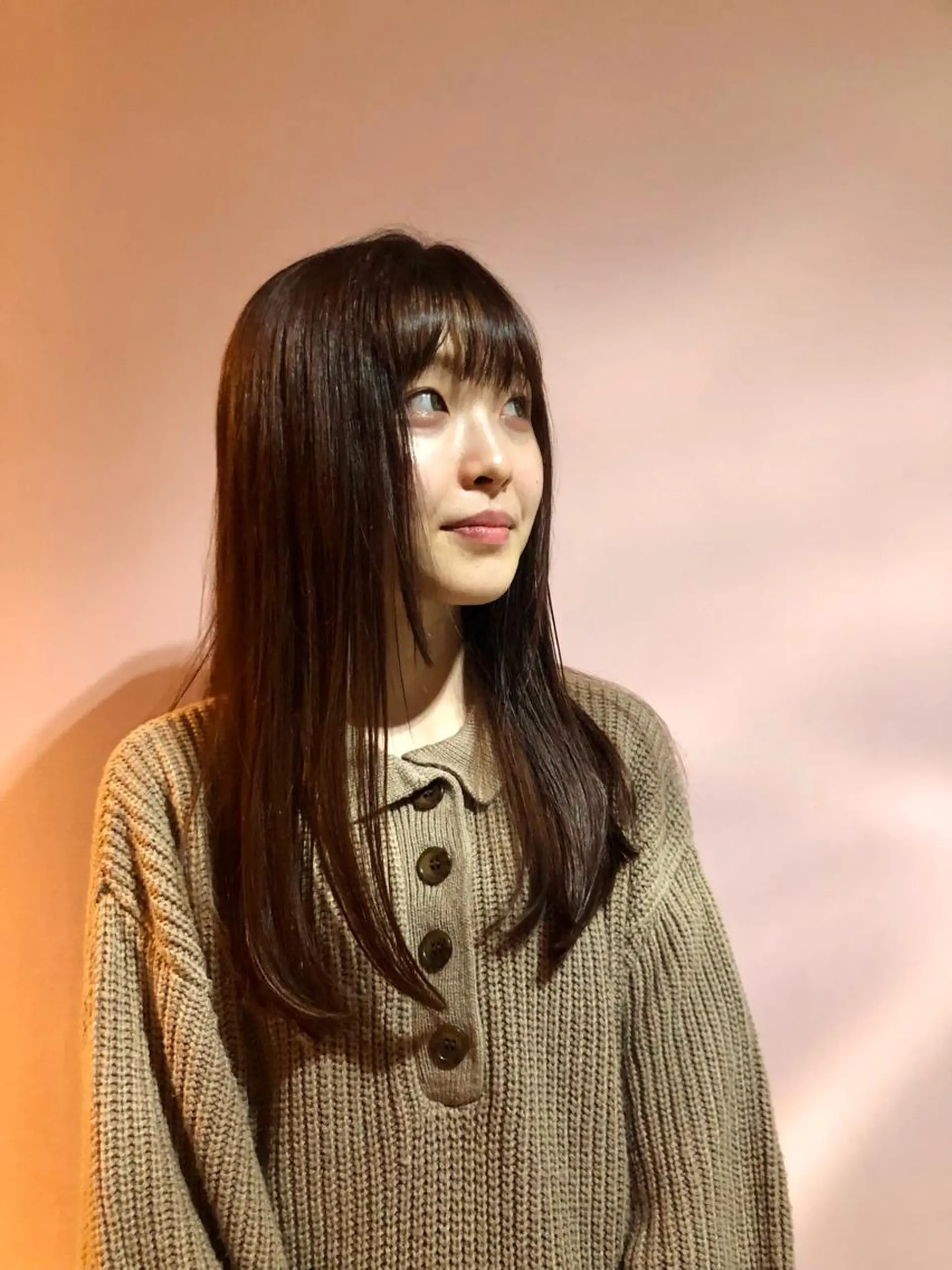 ロング カラー 鈴木 世莉のヘアスタイル