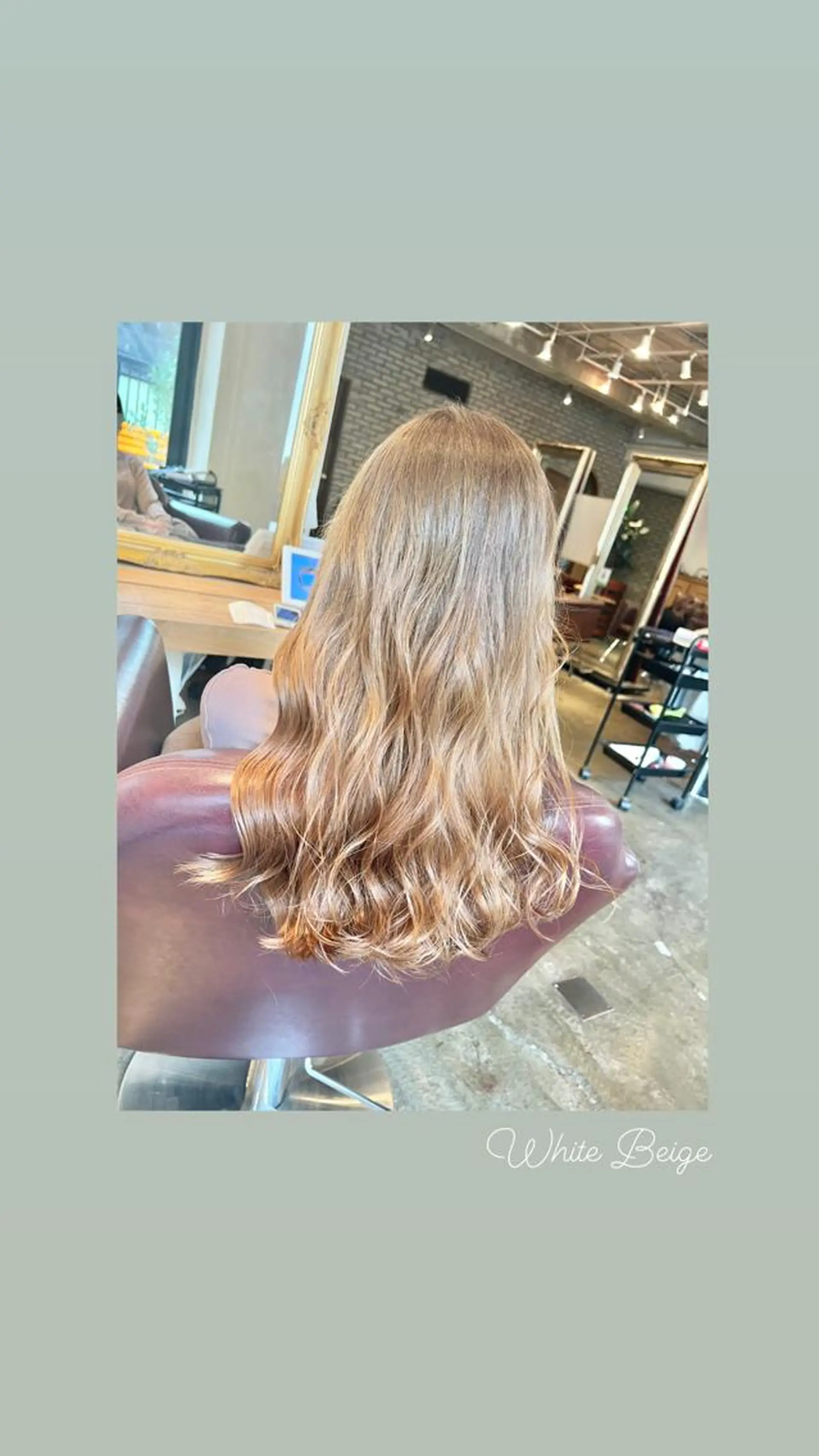 ロング カラー ベージュカラー ブリーチ ハイトーンカラー ホワイトベージュ カット ヘアカラー トリートメント ハイライト/インナー /ブリーチ/レイヤーのヘアスタイル