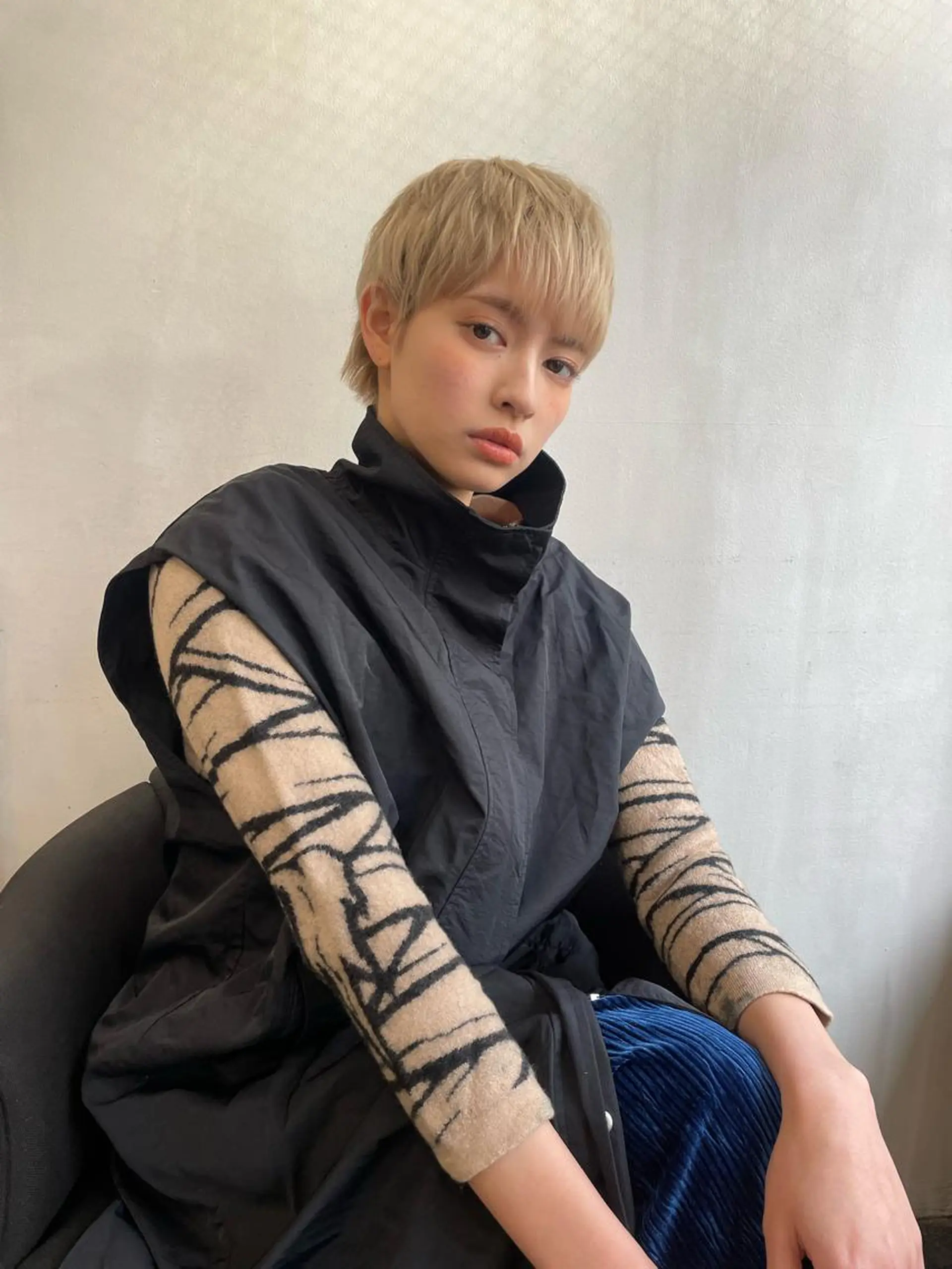 ショート カラー ヘアカラー ショート/ボブ/ 心斎橋/宮脇美奈のヘアスタイル