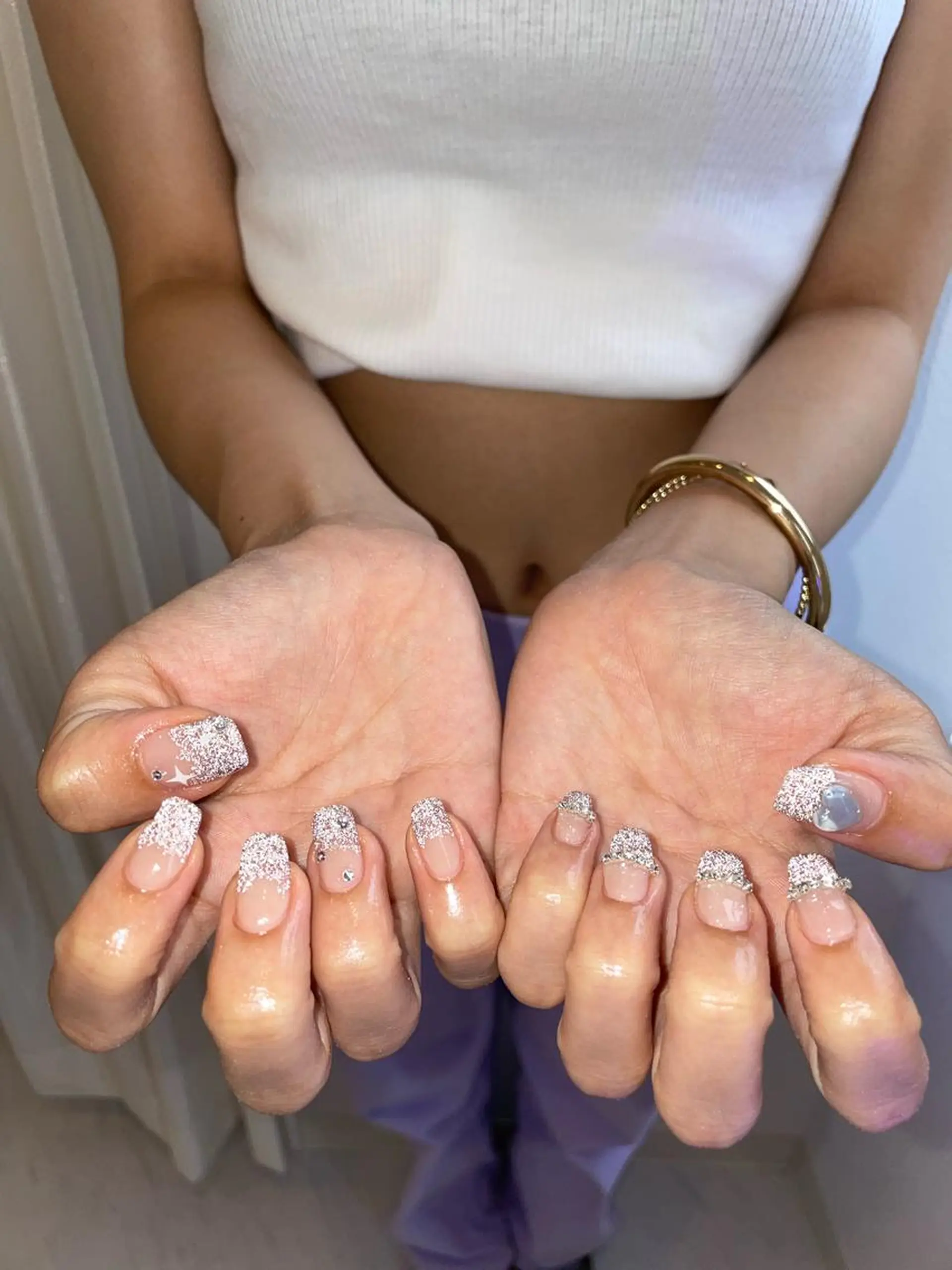 ネイル 束感まつ毛/ネイル/ LED♥KIRARAのマツエク・マツパデザイン