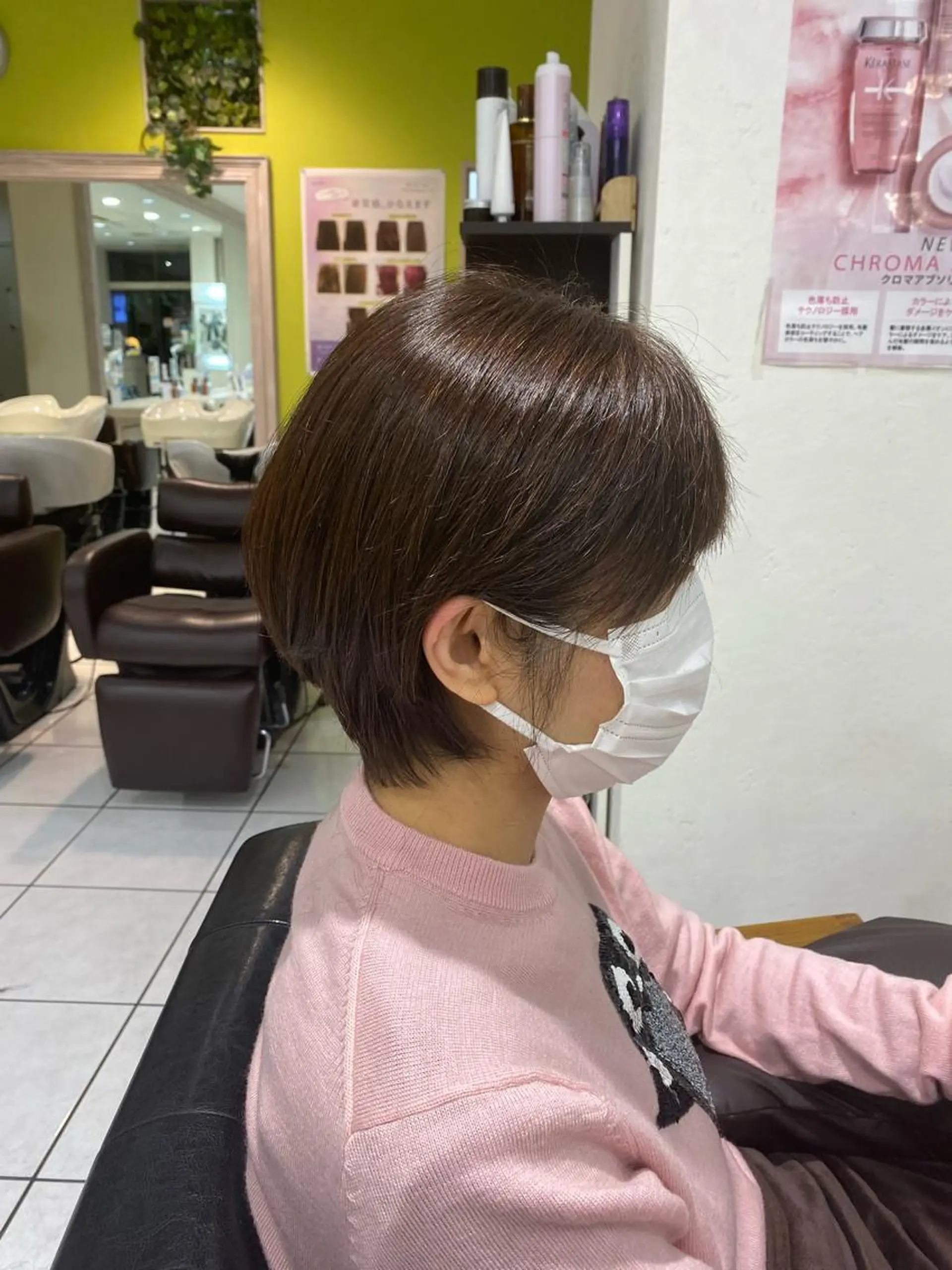 ショート ショートボブ ボブ ショートヘア 高杉 駿のヘアスタイル