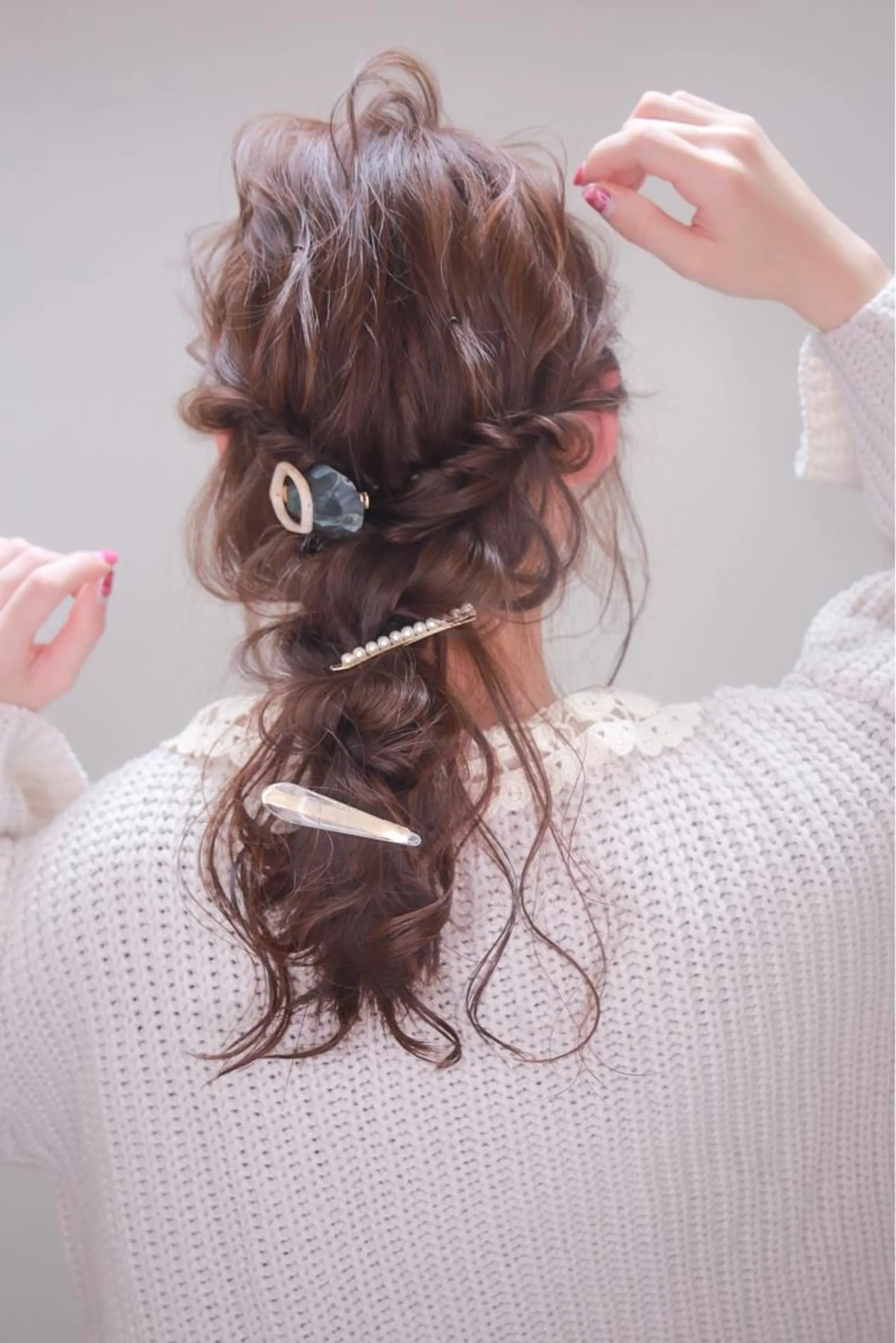 ロング カラー ヘアアレンジ 伊藤 裕貴のヘアスタイル