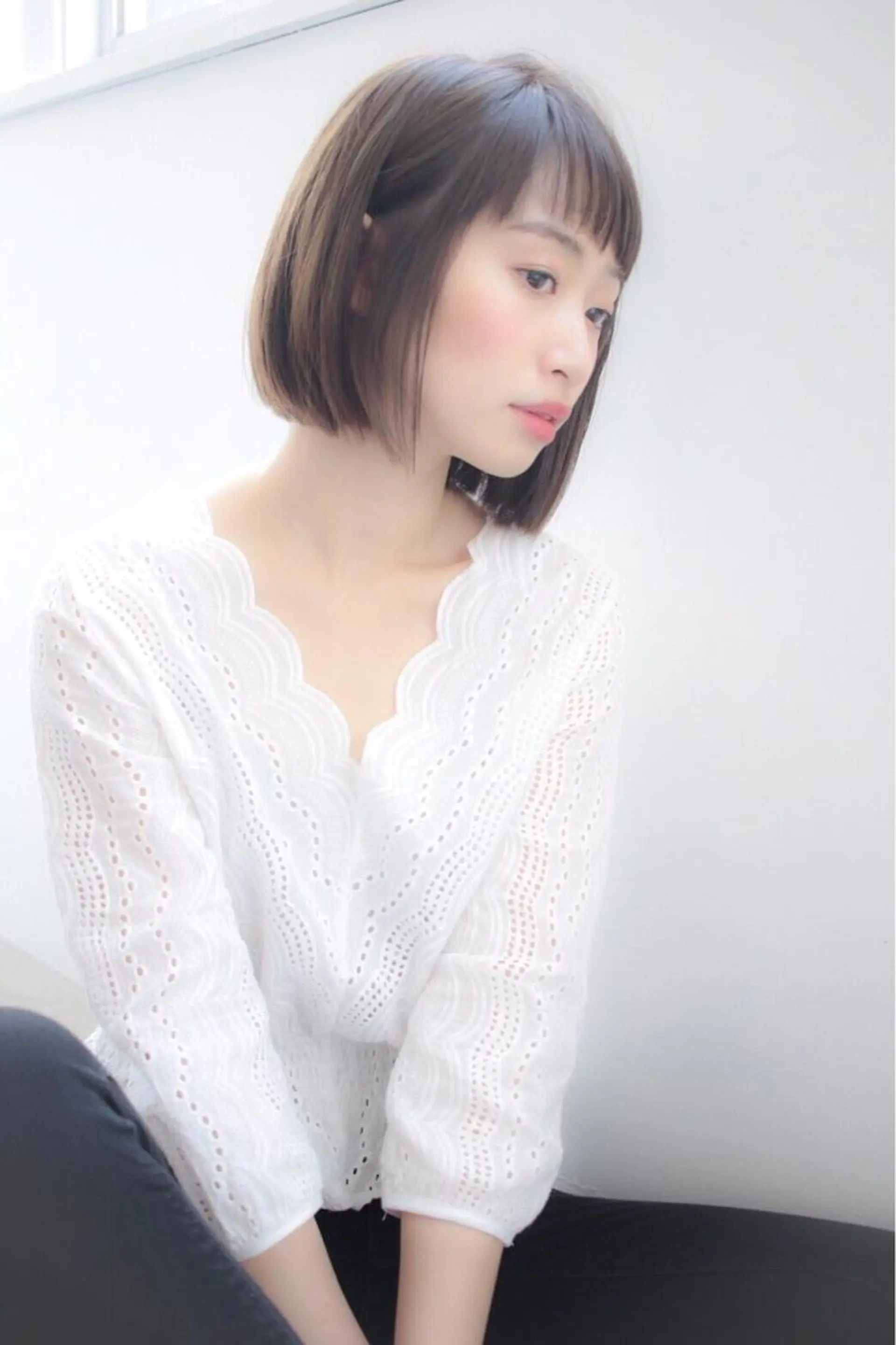 ミディアム カラー 表参道/さあ や/大人ナチュラルのヘアスタイル