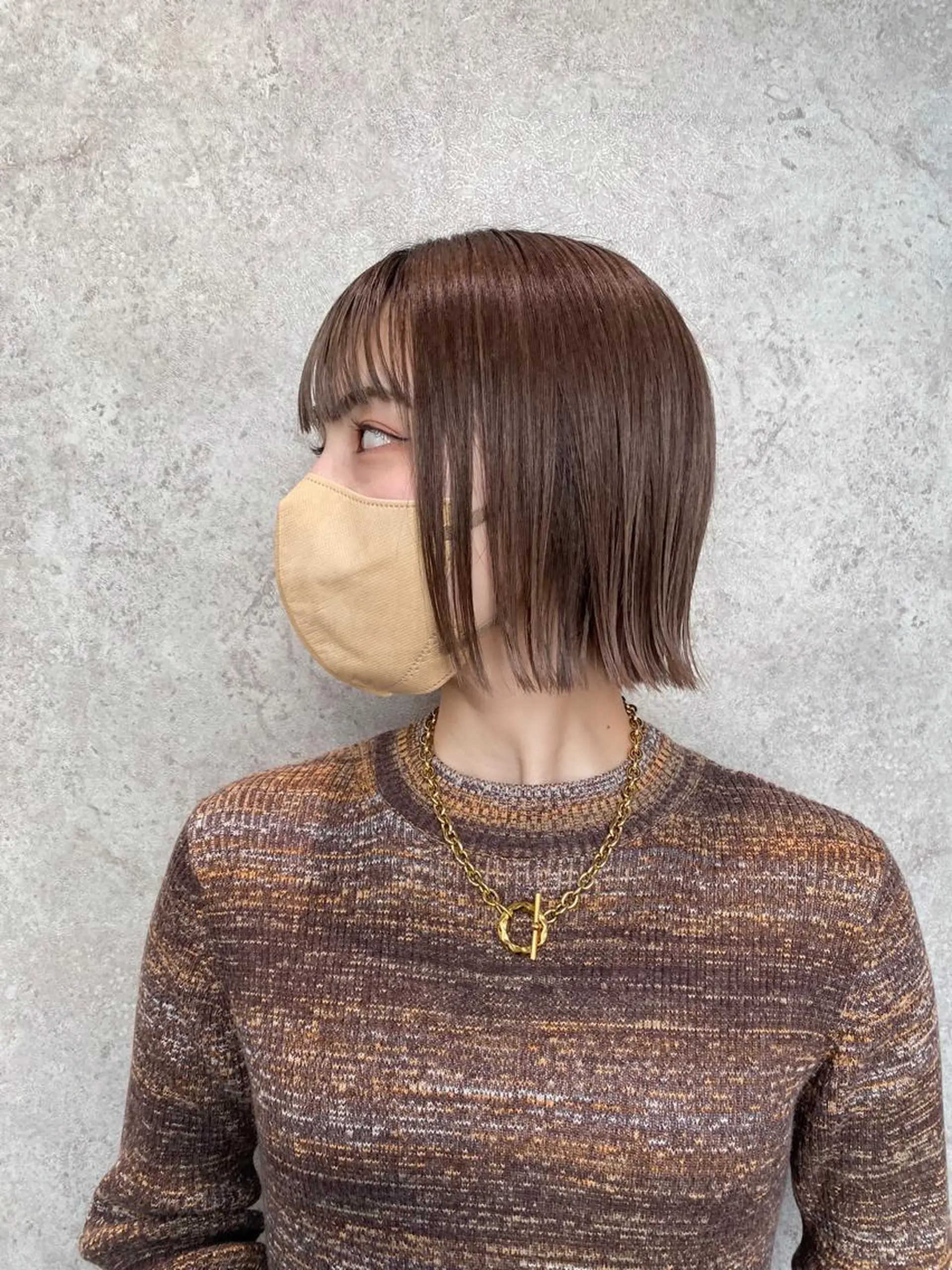 ショート ボブ 栗原 瑞稀のヘアスタイル