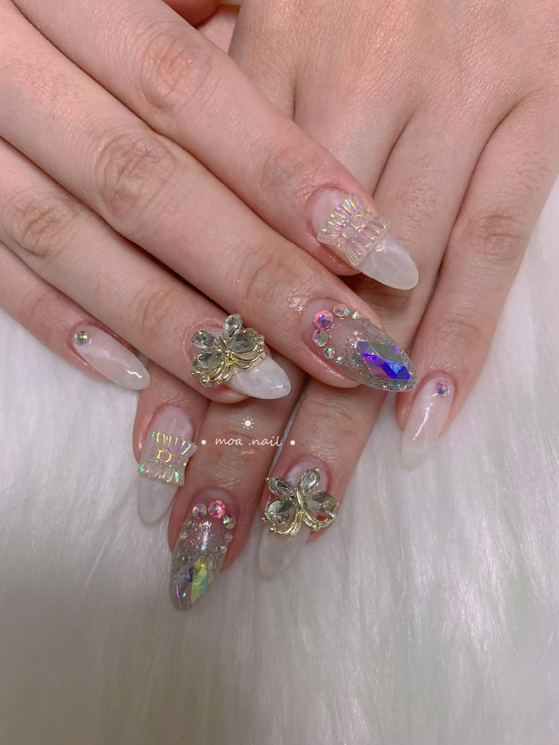 ネイル スカルプネイル MoaNail🫶 Yoshiのネイルデザイン