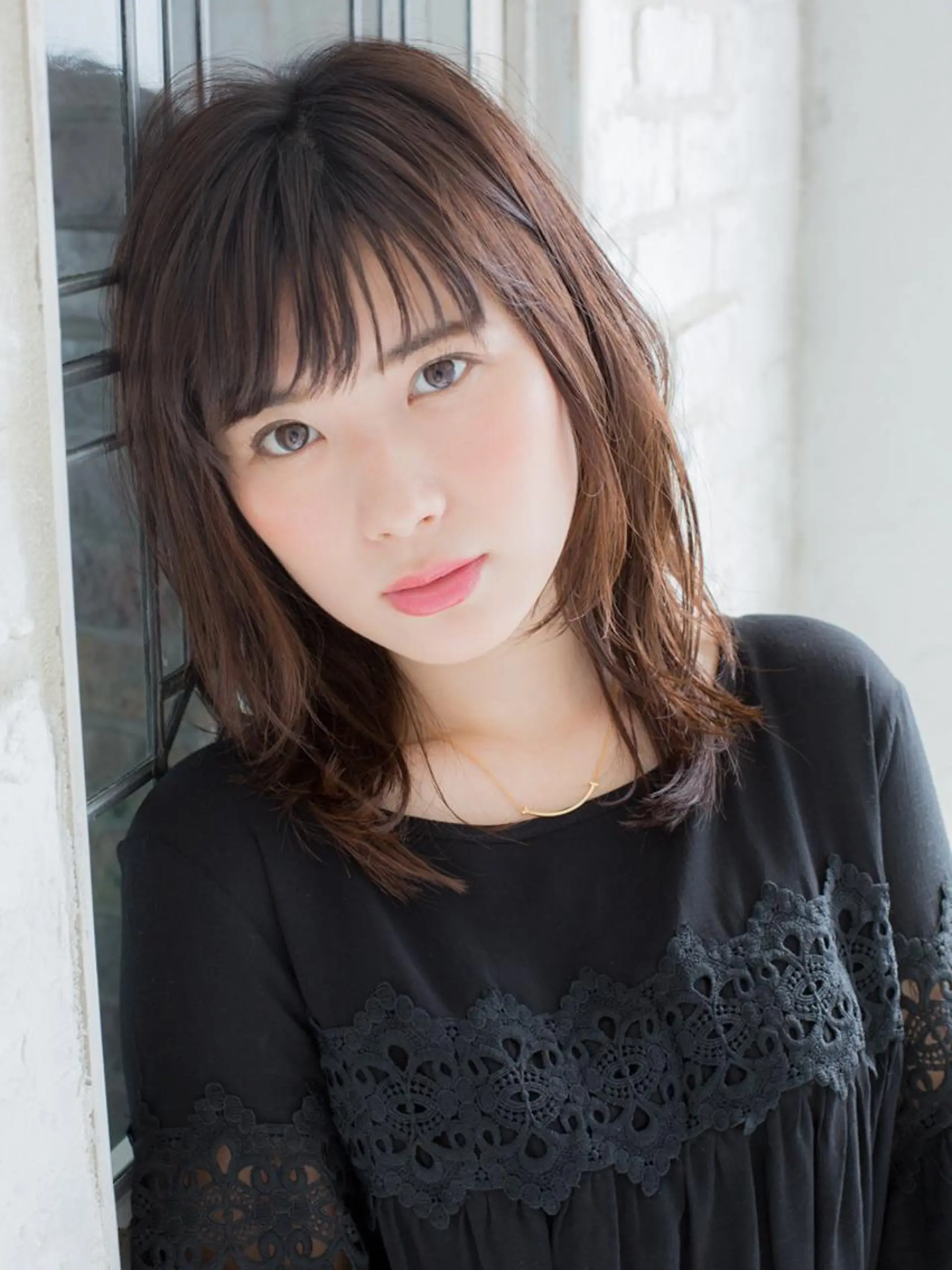 ミディアム 【デザイナー】田中 美生のヘアスタイル