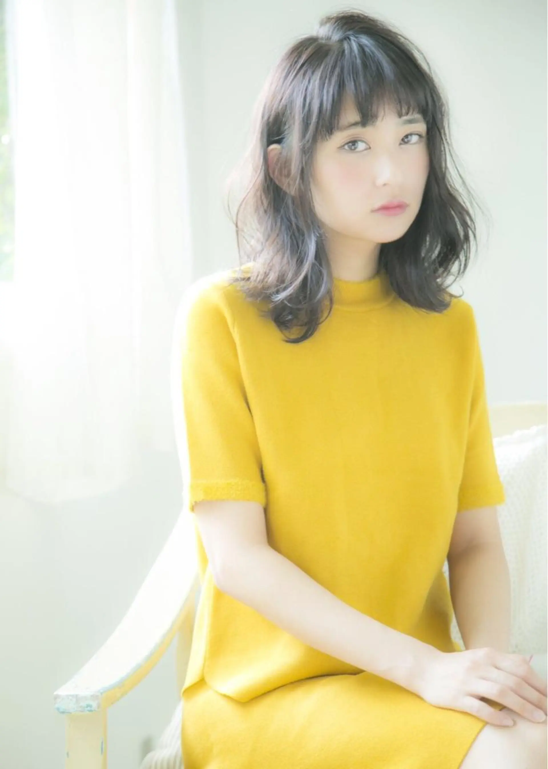 ミディアム カット ヘアカラー トリートメント 代表 吉澤弘哲のヘアスタイル