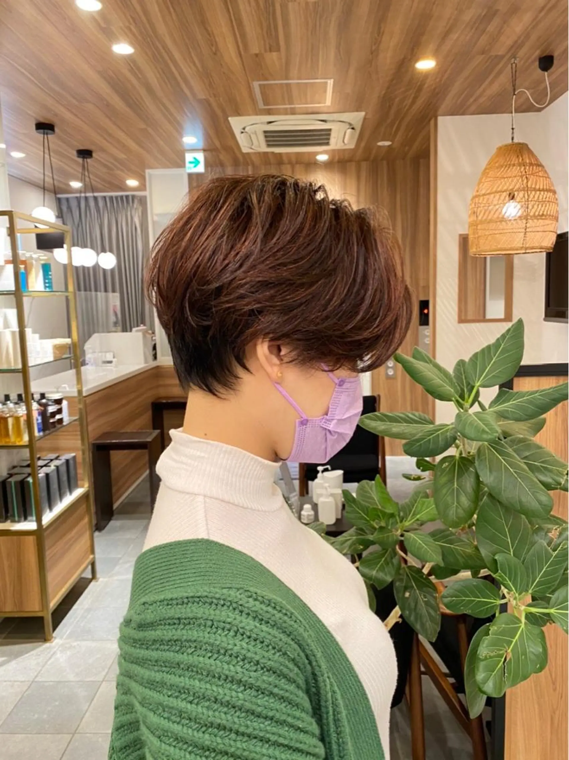 ショート カラー パーマ 🍃服部 雅哉🍃銀座◎のヘアスタイル