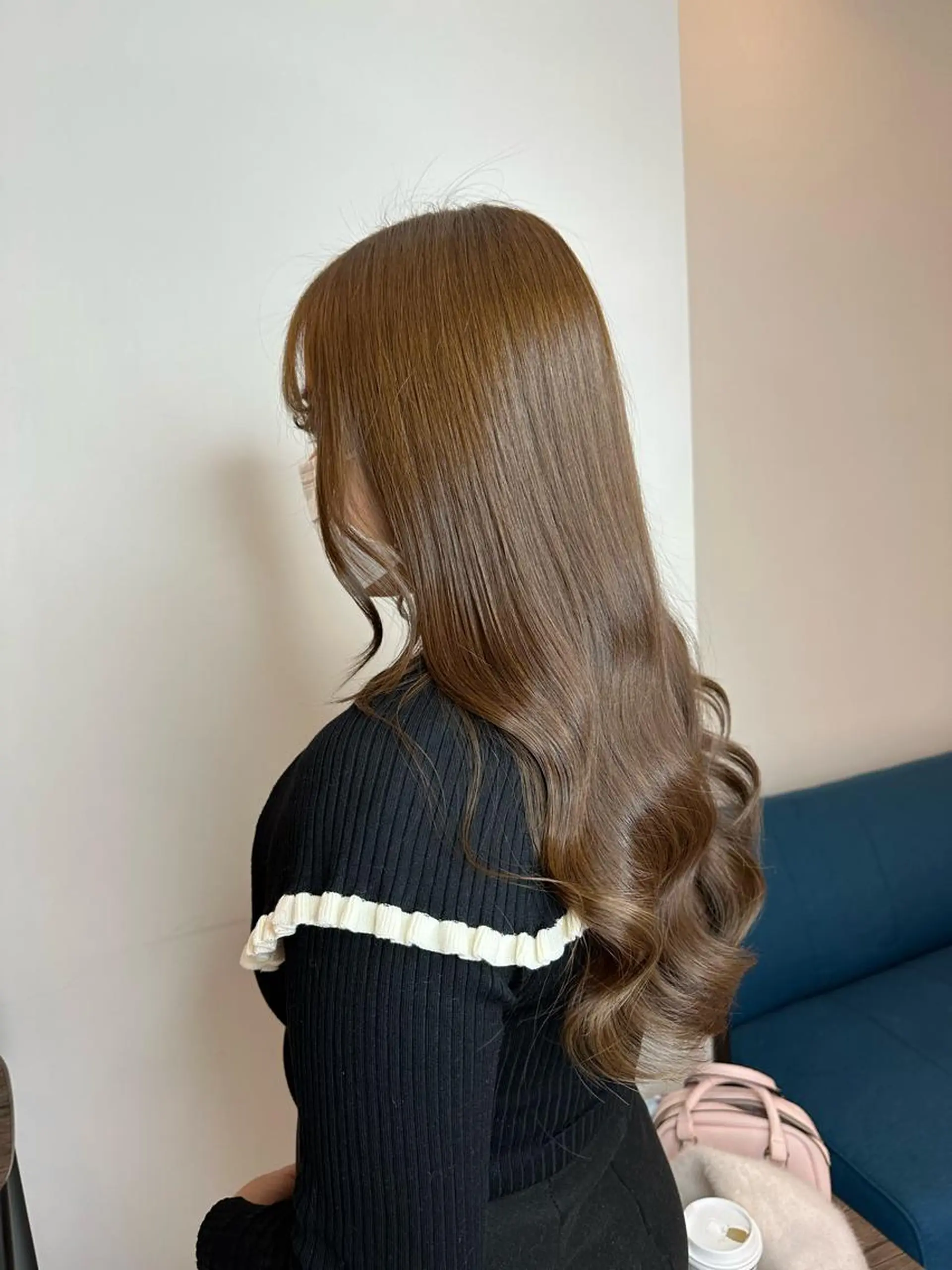 毛流れパーマ/ Rukiaのヘアスタイル