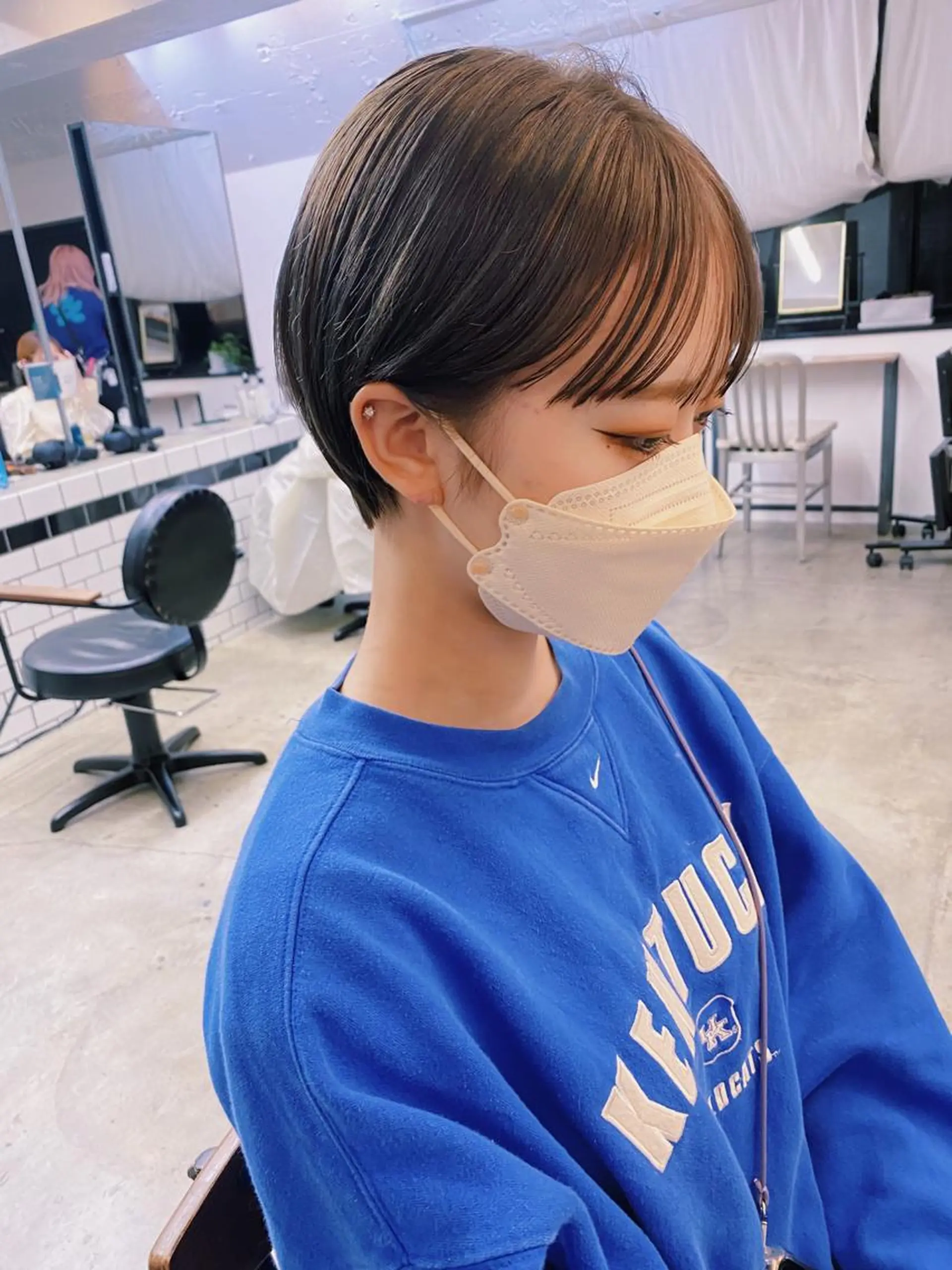 ショート カラー カット ヘアカラー トリートメント 🟩白髪ぼかし/ボブ /ショートヘア/大司のヘアスタイル