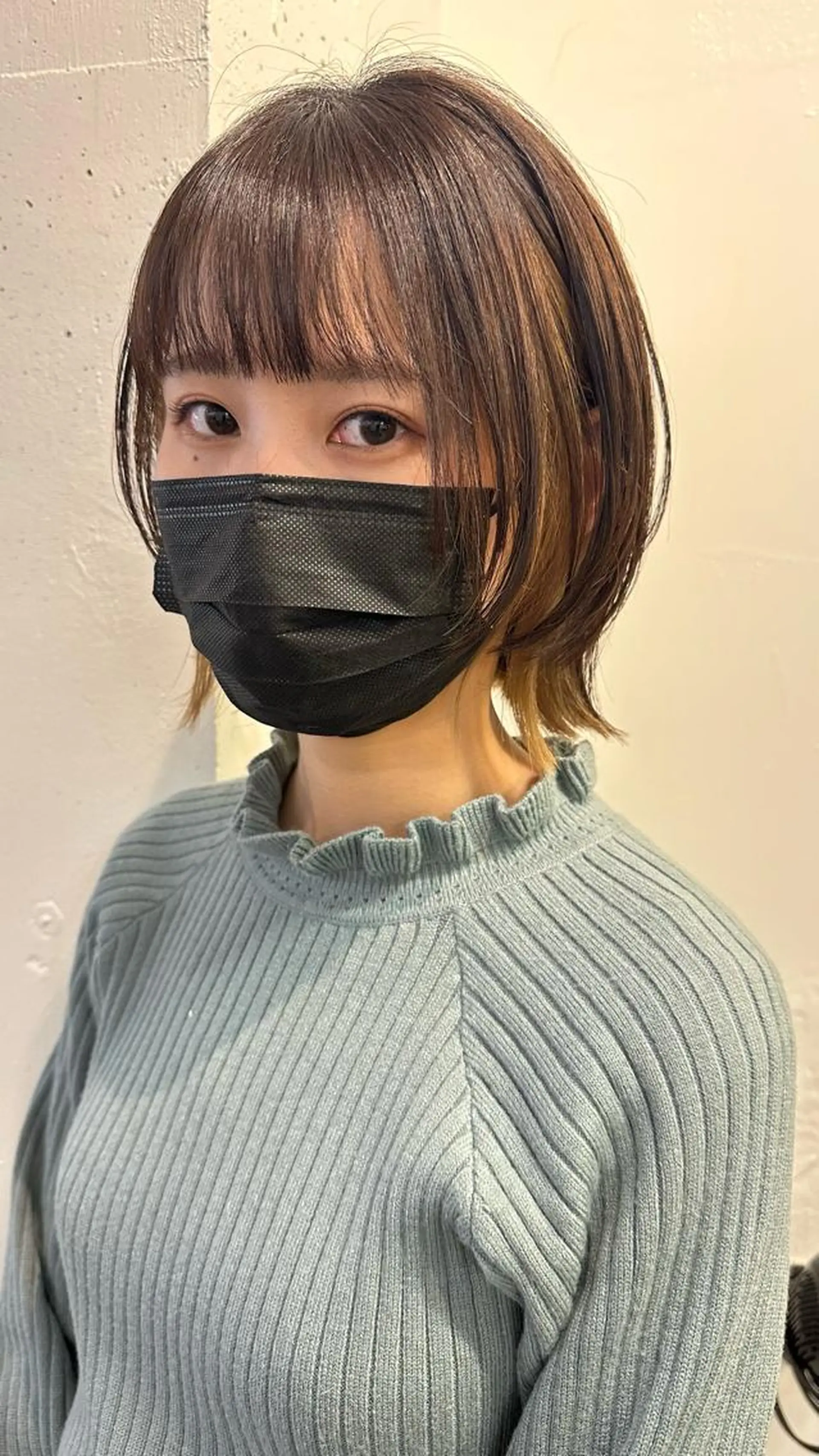 ショート カットモデル募集 長谷川のヘアスタイル