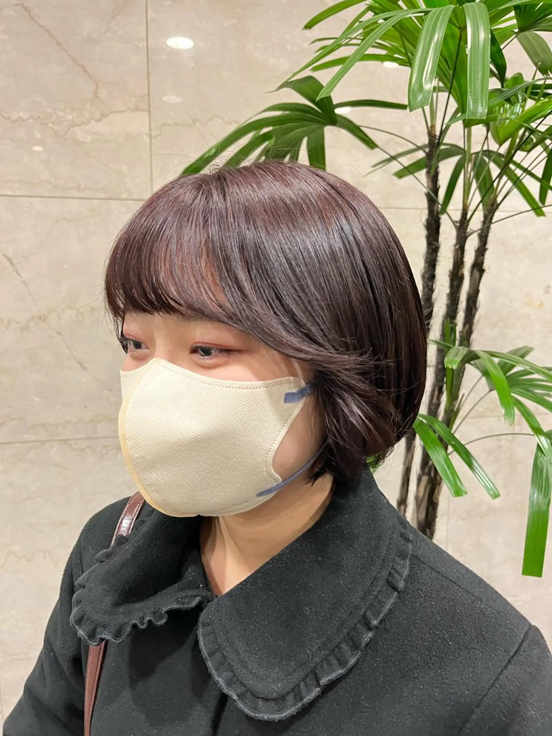 カラー ブリーチ ブリーチなしカラー ピンクカラー こまつばらみお/レイ ヤー/ダブルカラーのヘアスタイル