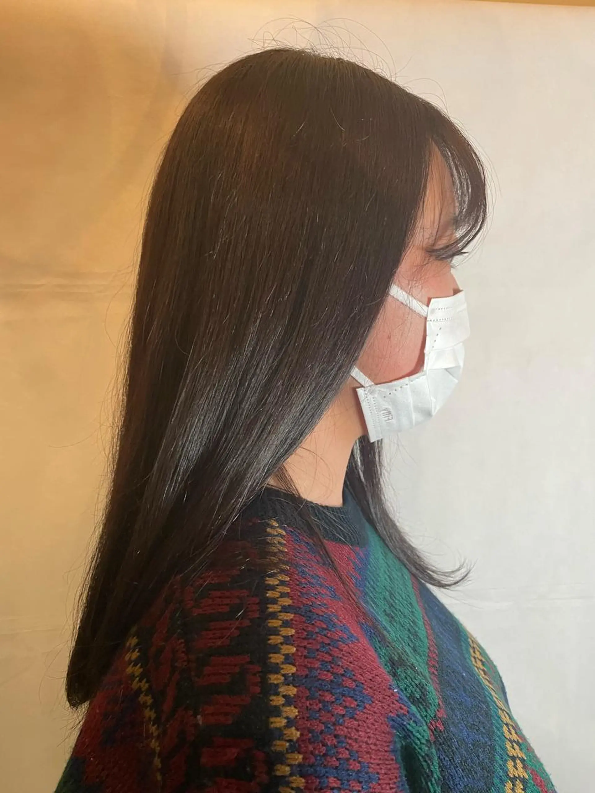 カラー ブリーチ ブリーチなしカラー 隅内 桃香のヘアスタイル