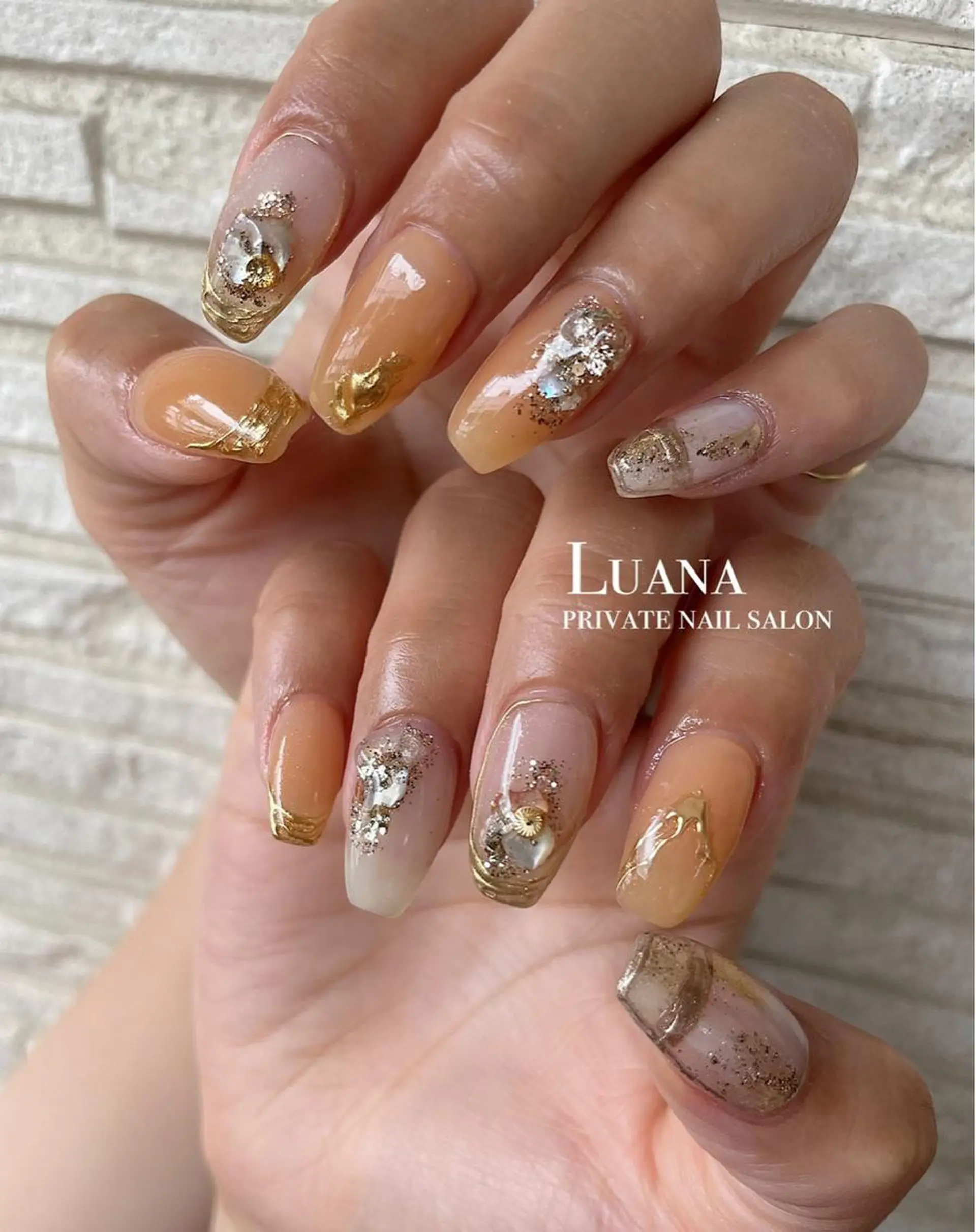 ロング ネイル アートネイル ハンドネイル nail salon neigeのネイルデザイン