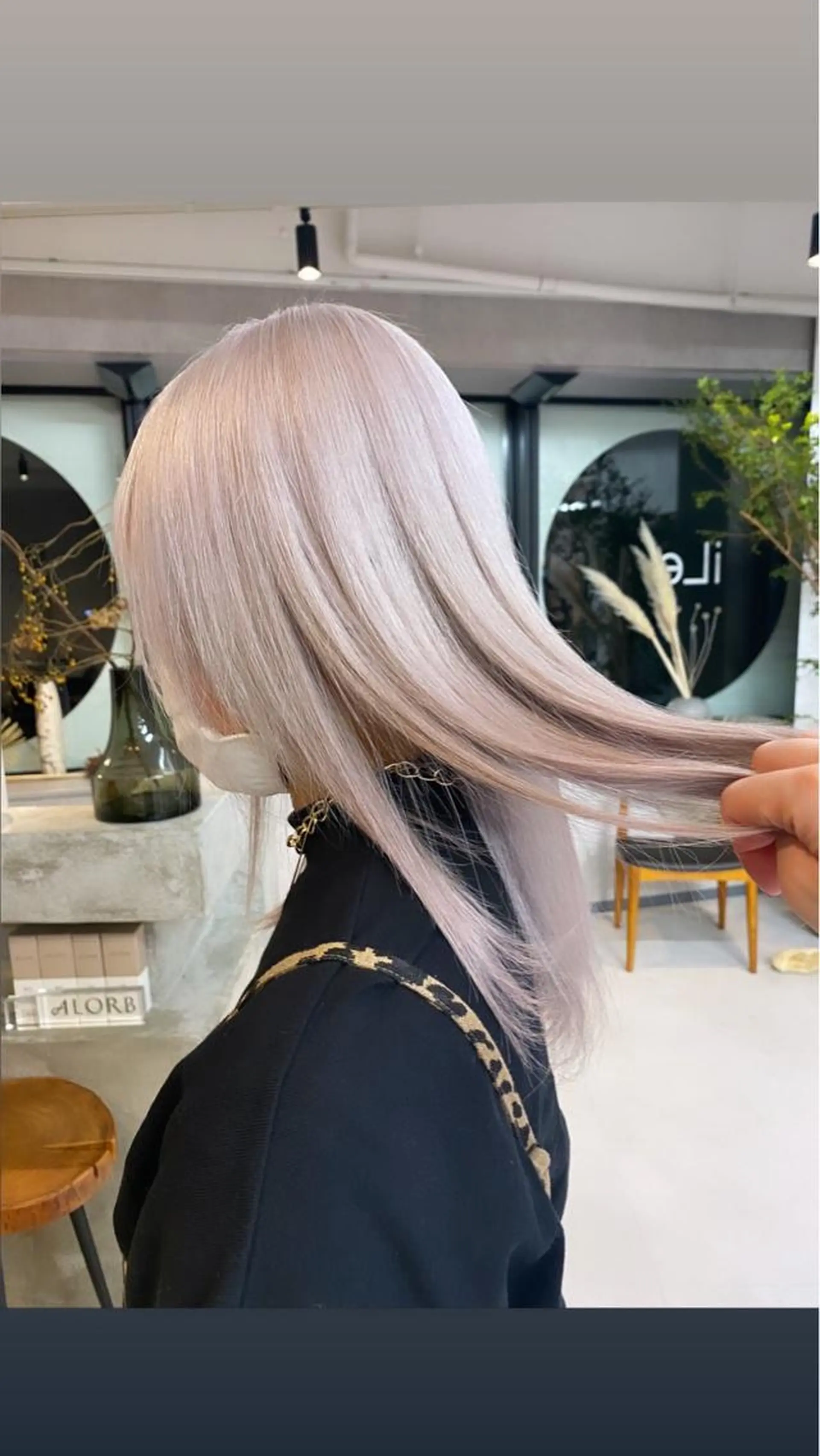 ロング カラー ブロンド 藤田 清志のヘアスタイル