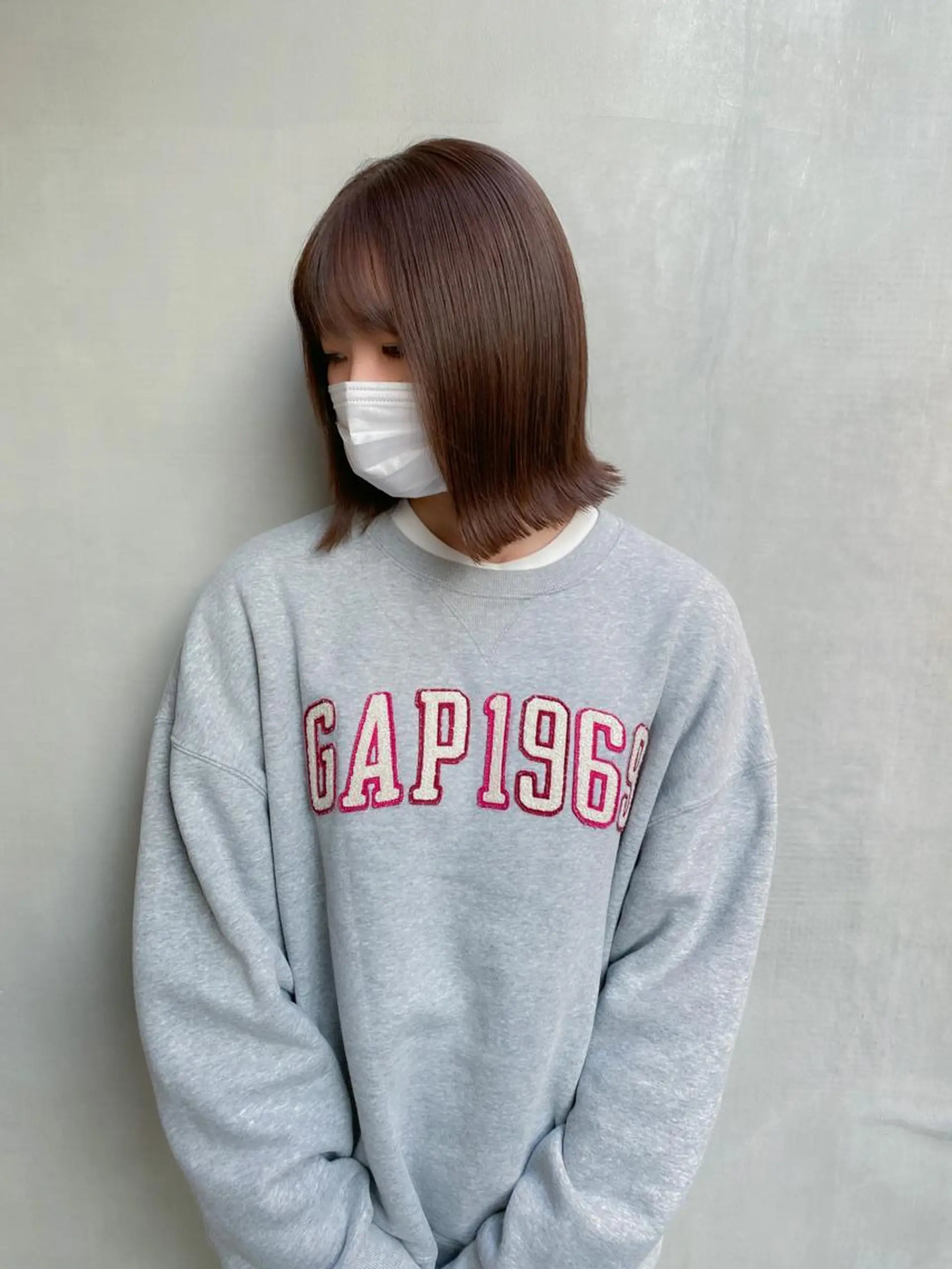 ショート カラー ベージュカラー ブリーチ 透明感カラー ヘーゼル 板谷みさき /似合わせBobのヘアスタイル