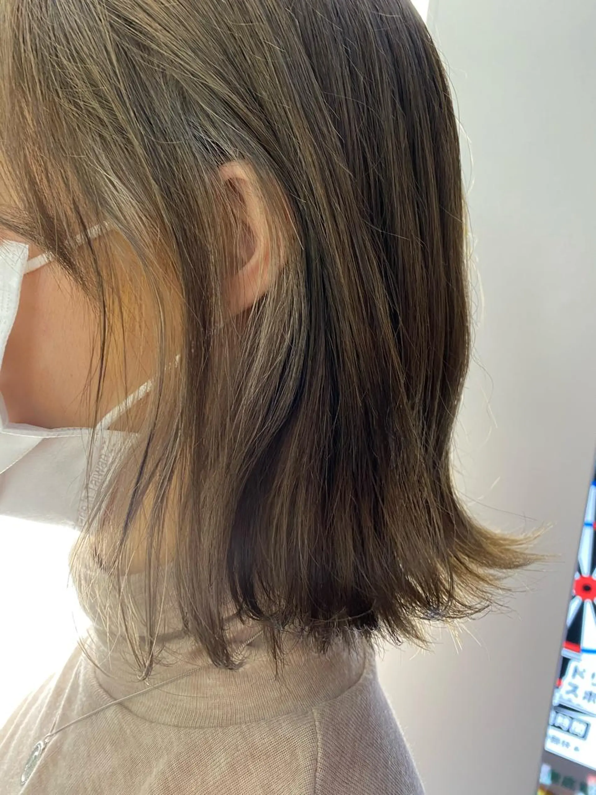カラー インナーカラー 顔周りカット/透明感 カラー✂️MEIのヘアスタイル