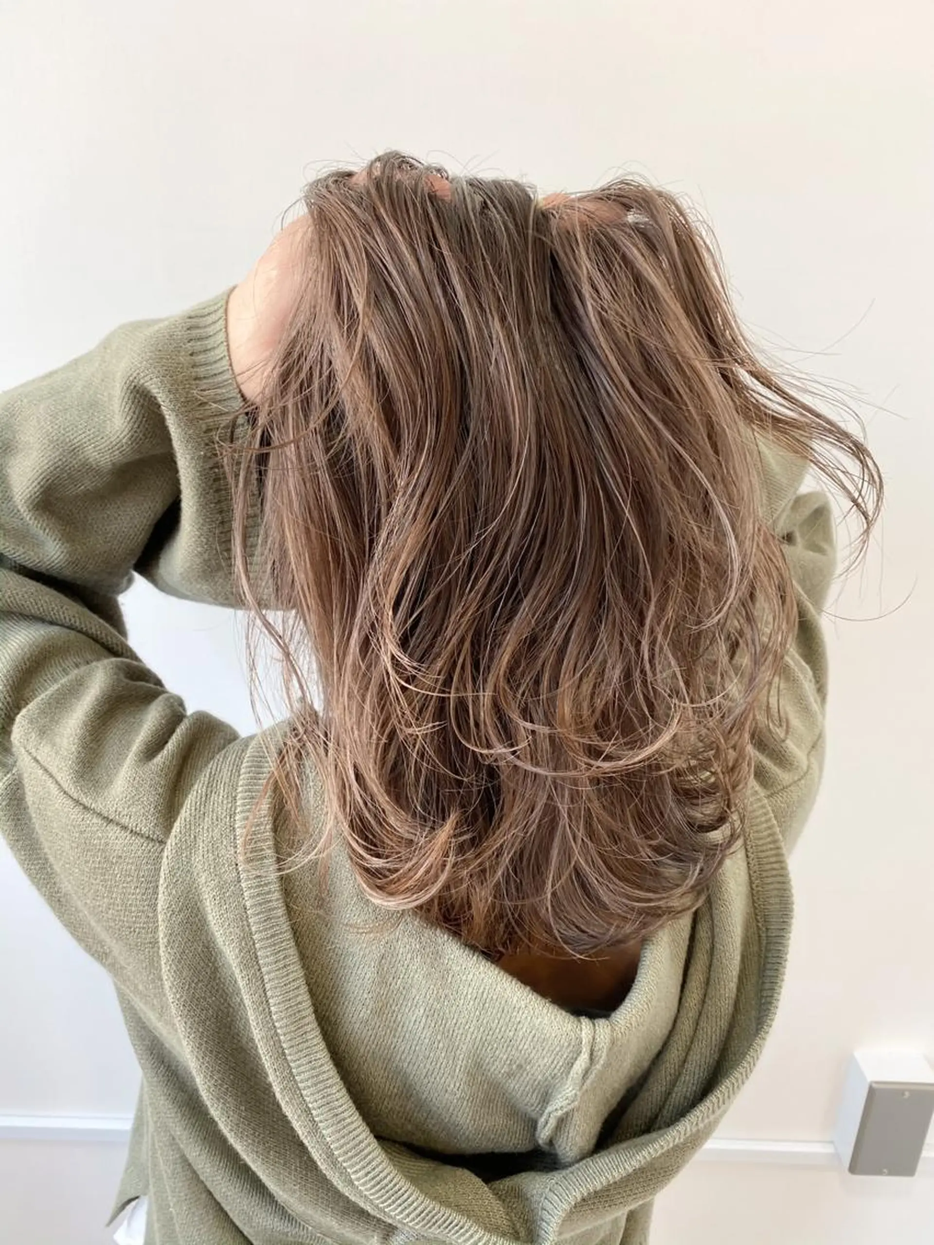 セミロング ハイライト レイヤーカット fit stand /HIIRAGIのヘアスタイル