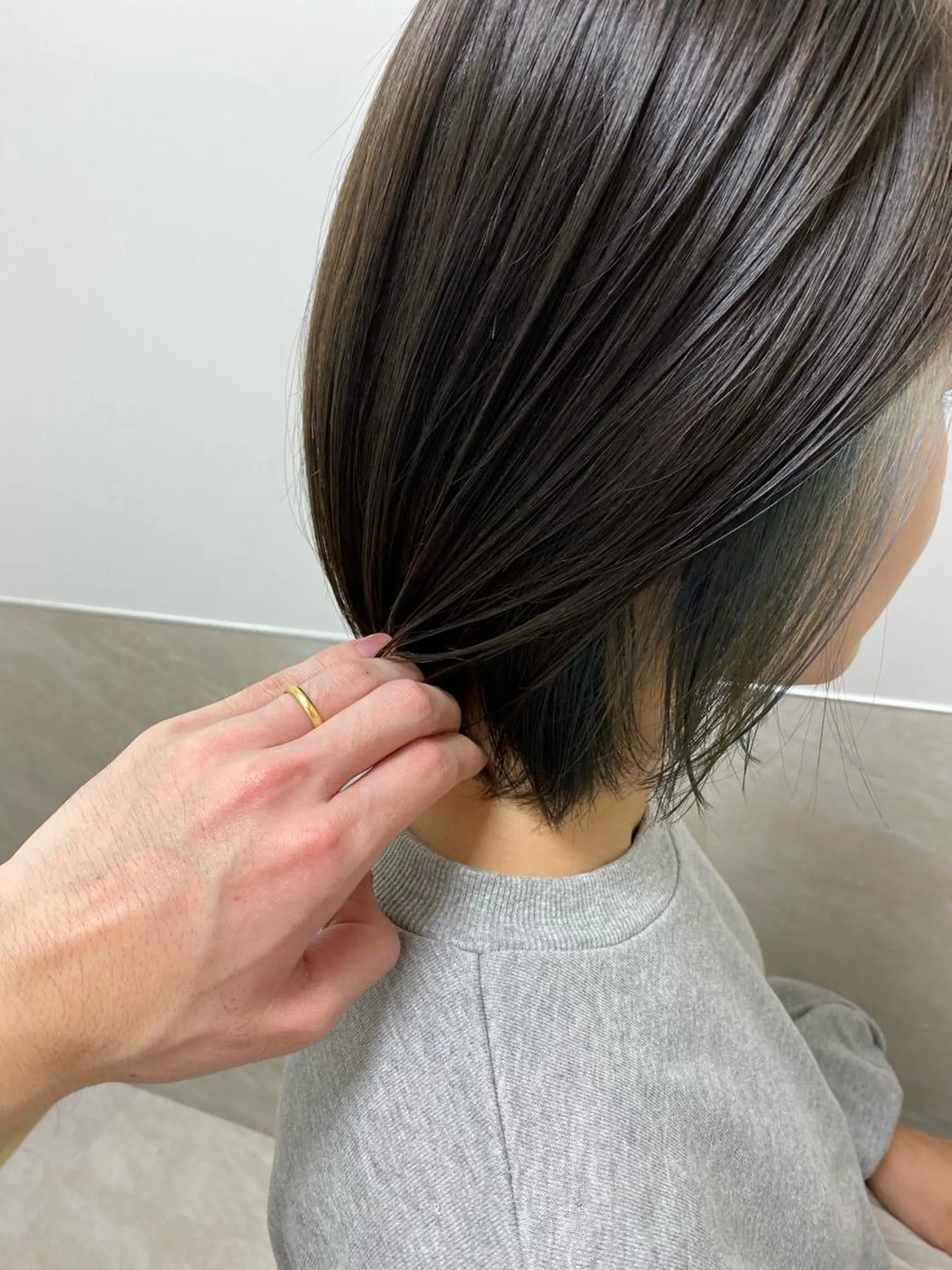 ショート カラー パーマ ヘアアレンジ キッズ ネイル マツエク・マツパ 🫧umu.🫧韓国 /レイヤー/ハッシュのヘアスタイル