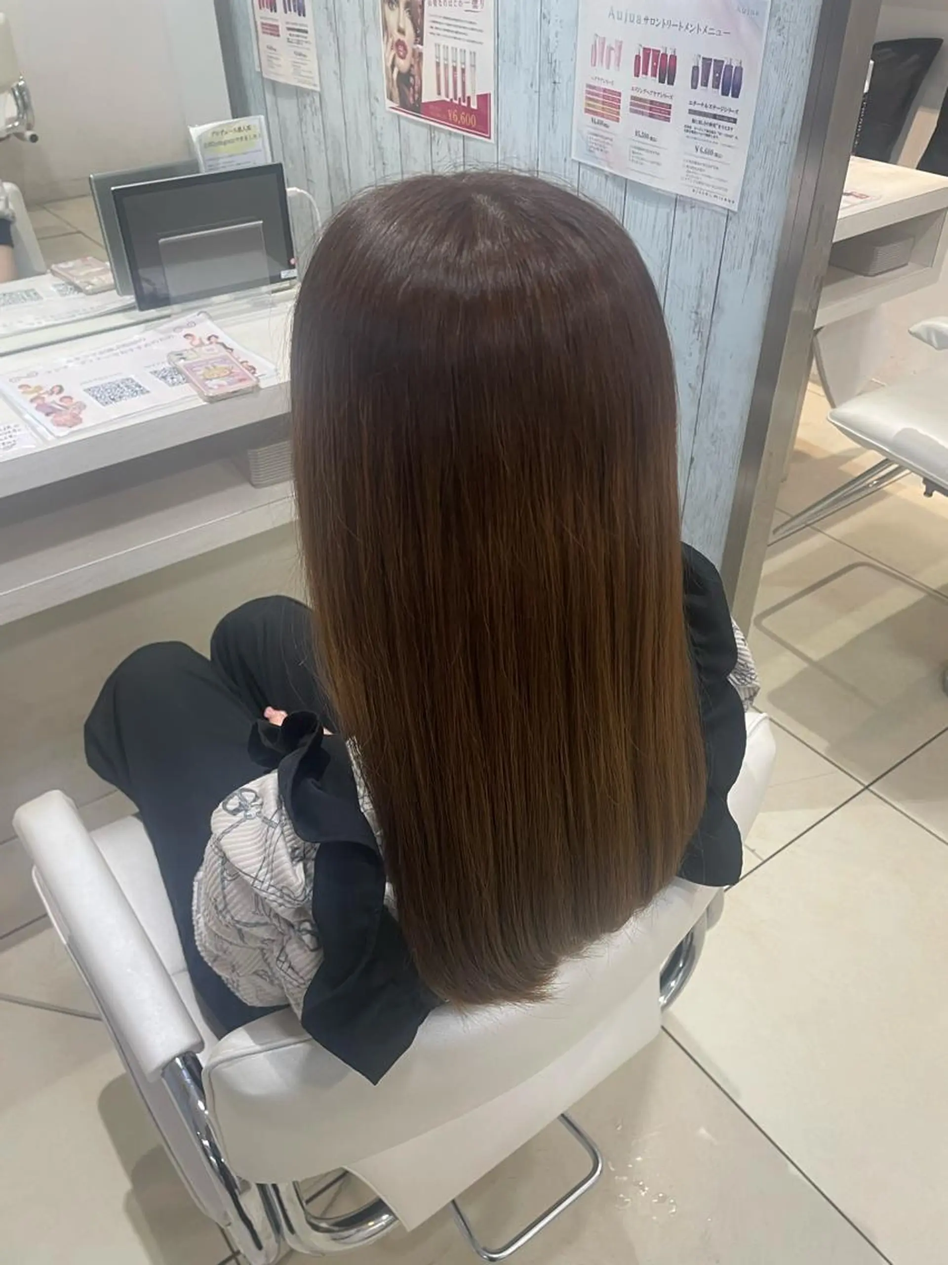 セミロング 🌸暖色髪質改善 MEI🌸のヘアスタイル