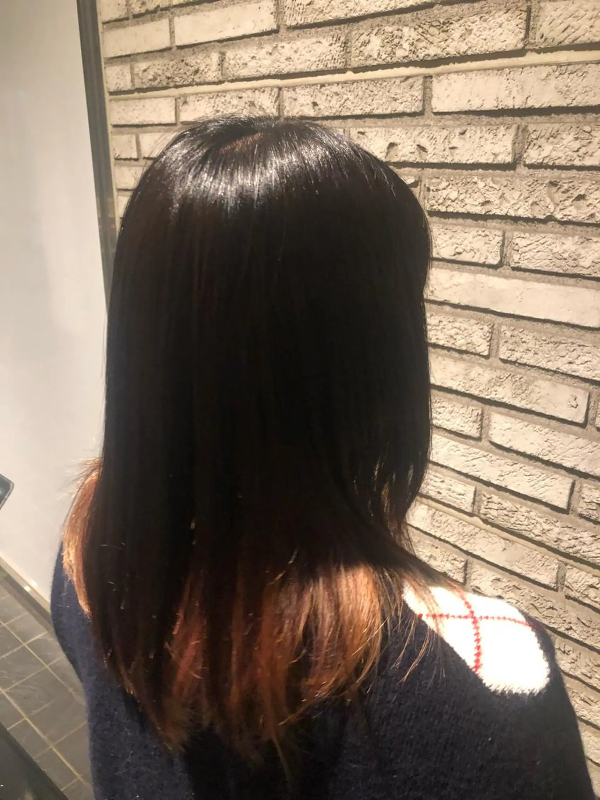 ロング カラー 平田 勘吉のヘアスタイル