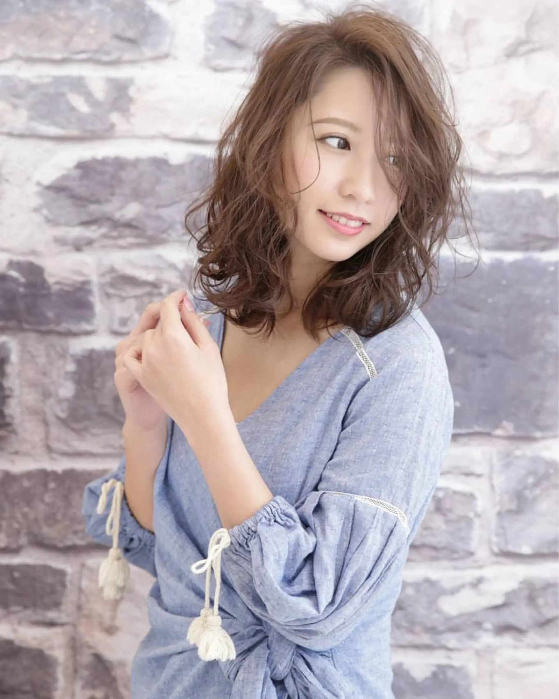 ミディアム カラー パーマ ヘアアレンジ キッズ MODE K´s eau髪質改善特化のヘアスタイル