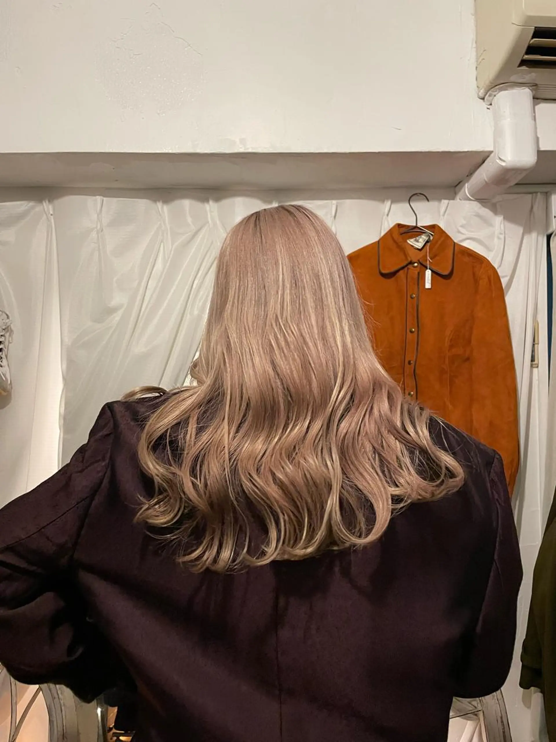 ロング カラー ハイトーンカラー パープルカラー LOREN/ miuのヘアスタイル