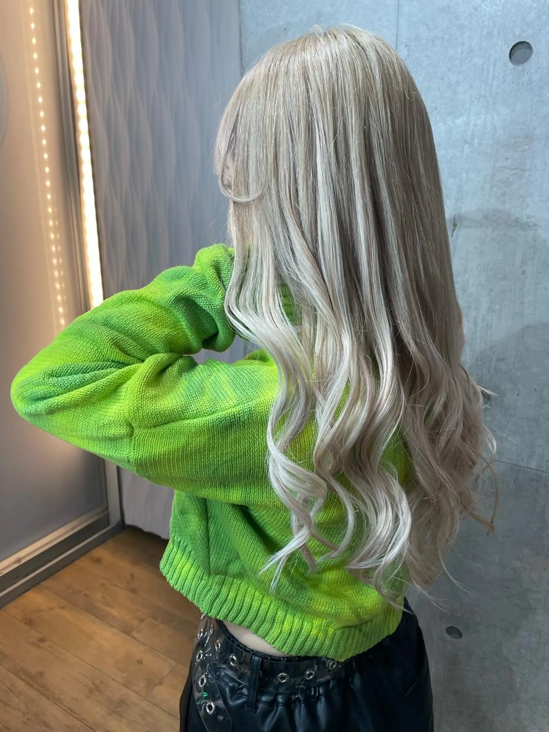 カラー ヘアカラー エクステ 坂野 結子のヘアスタイル