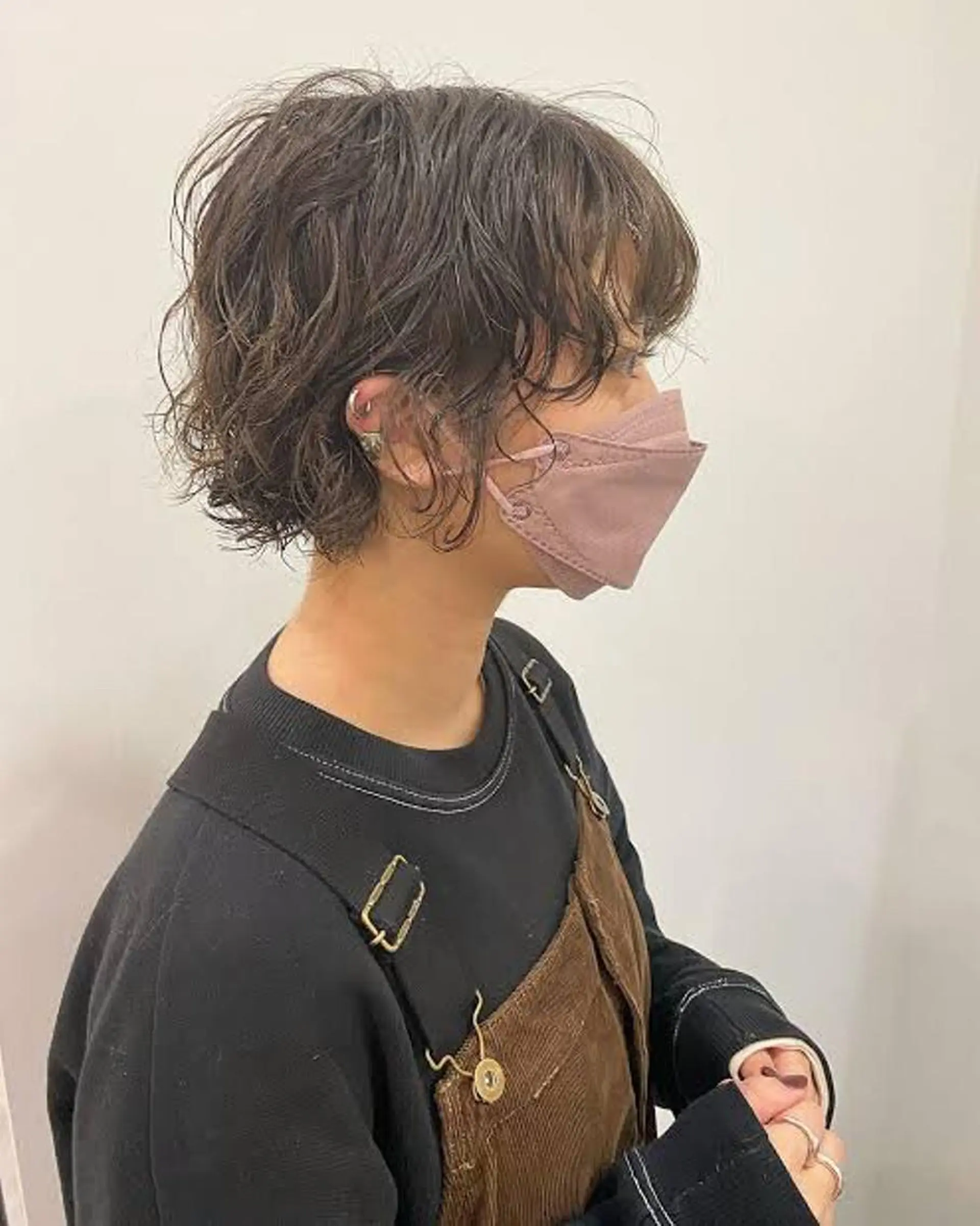 ショート パーマ 本田 央介のヘアスタイル