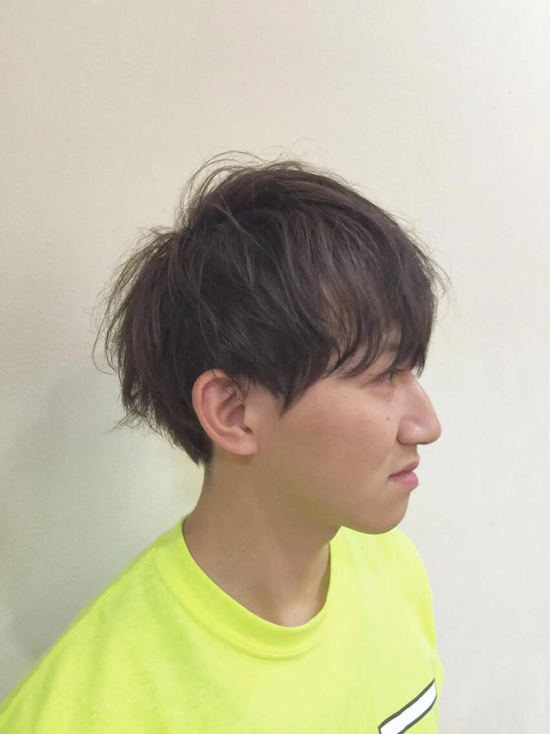 ショート カラー メンズ アッシュ Fuuu《フゥ》所属・シノザキ/薬院/ボブ /ショート/髪質改善のヘアスタイル