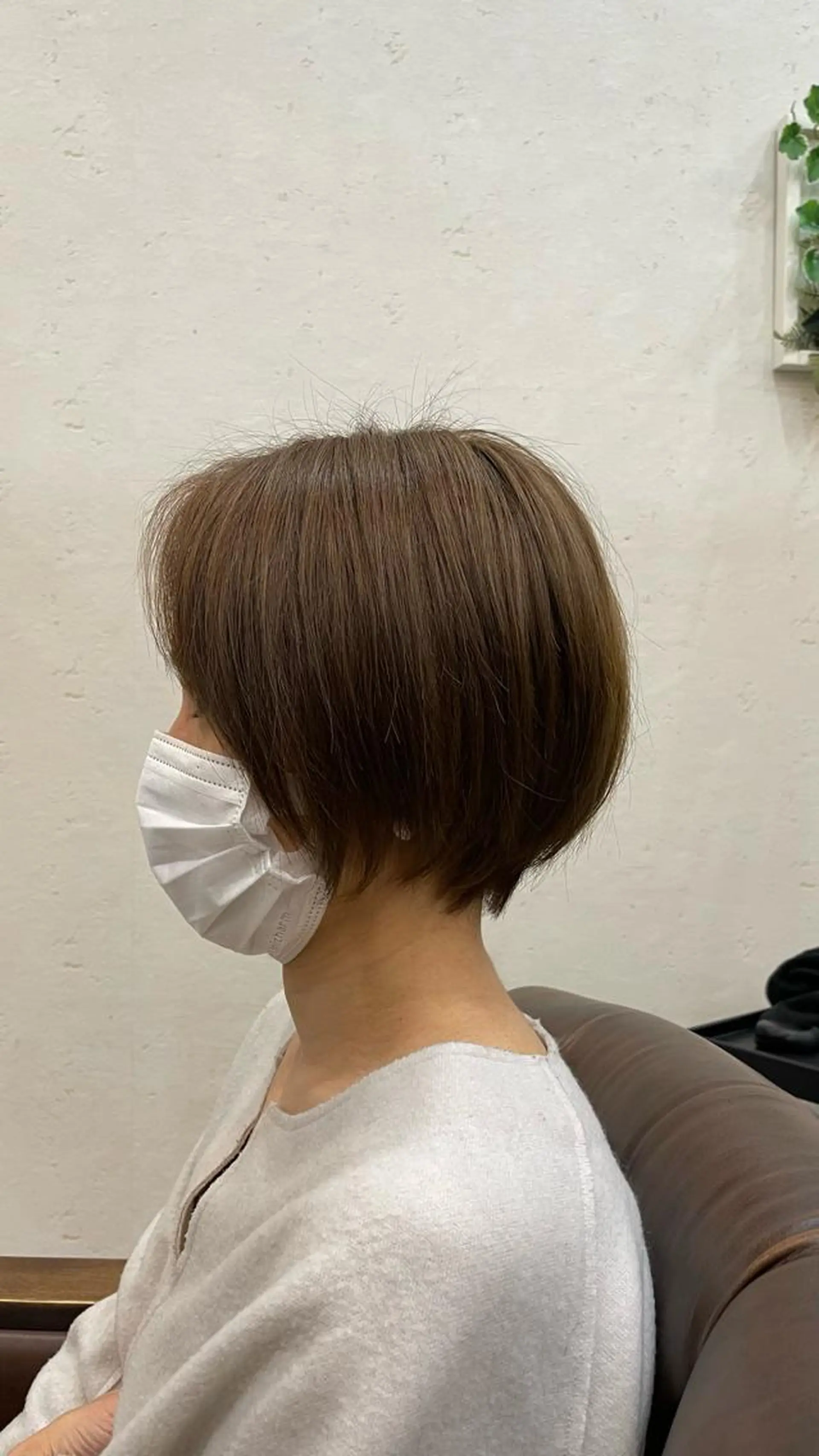 ショート くせ毛カット終着点 カワサキトオル溝の口のヘアスタイル