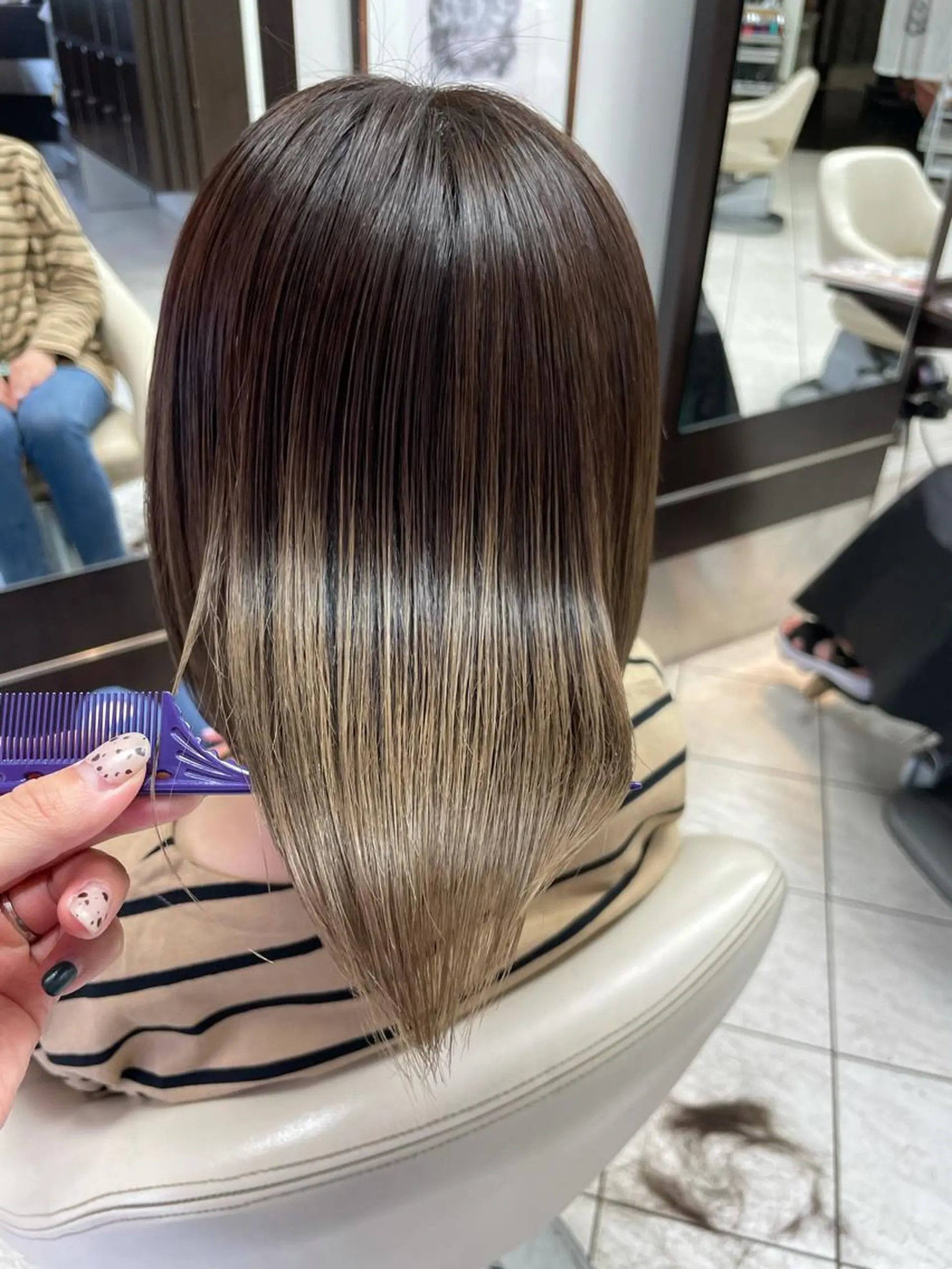 ミディアム パーマ コレットヘアー 田中アヤノのヘアスタイル