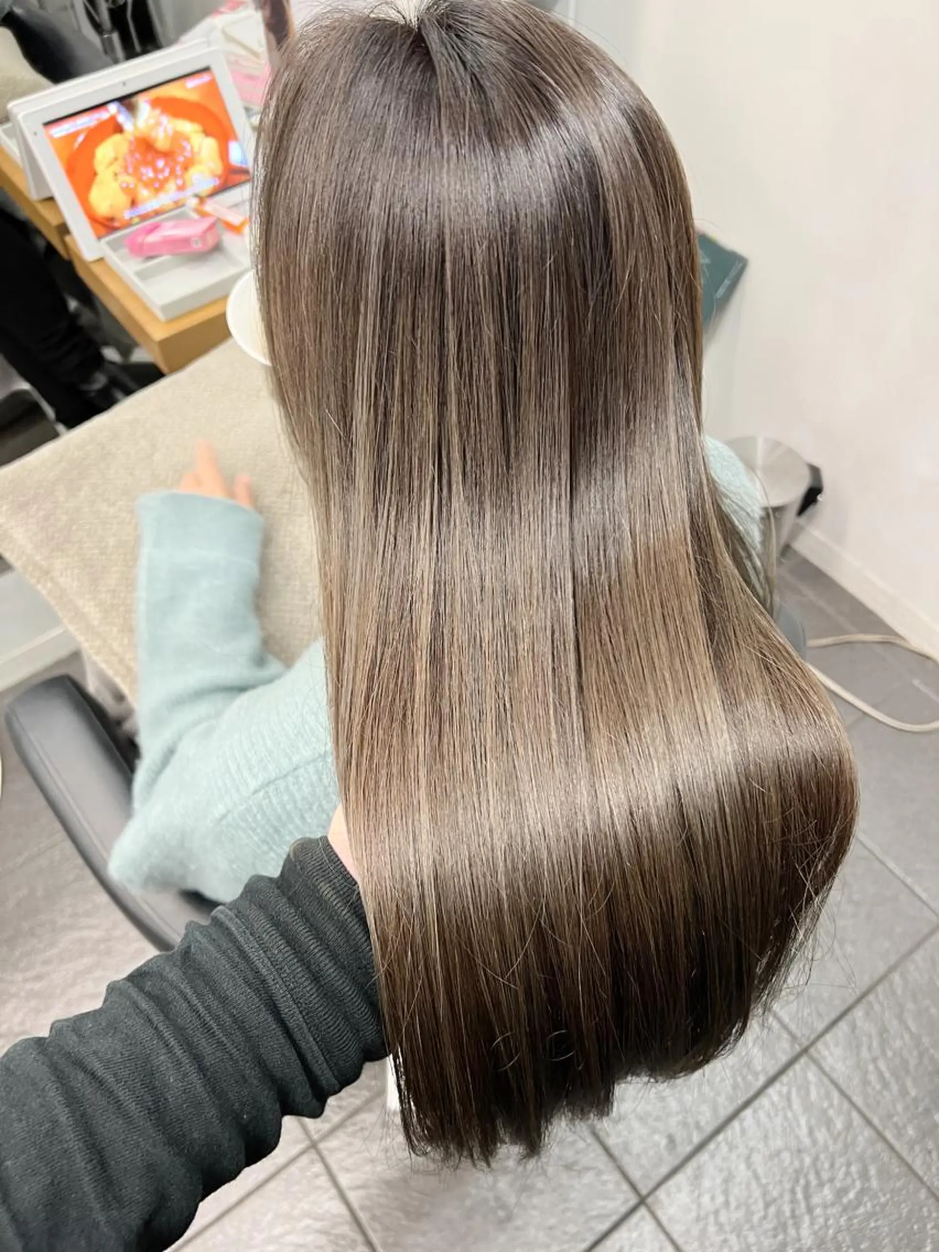 カラー 透明感カラー グレージュ カット ヘアカラー トリートメント ヘッドスパ グレージュ/髪質改善 Yamato.hのヘアスタイル