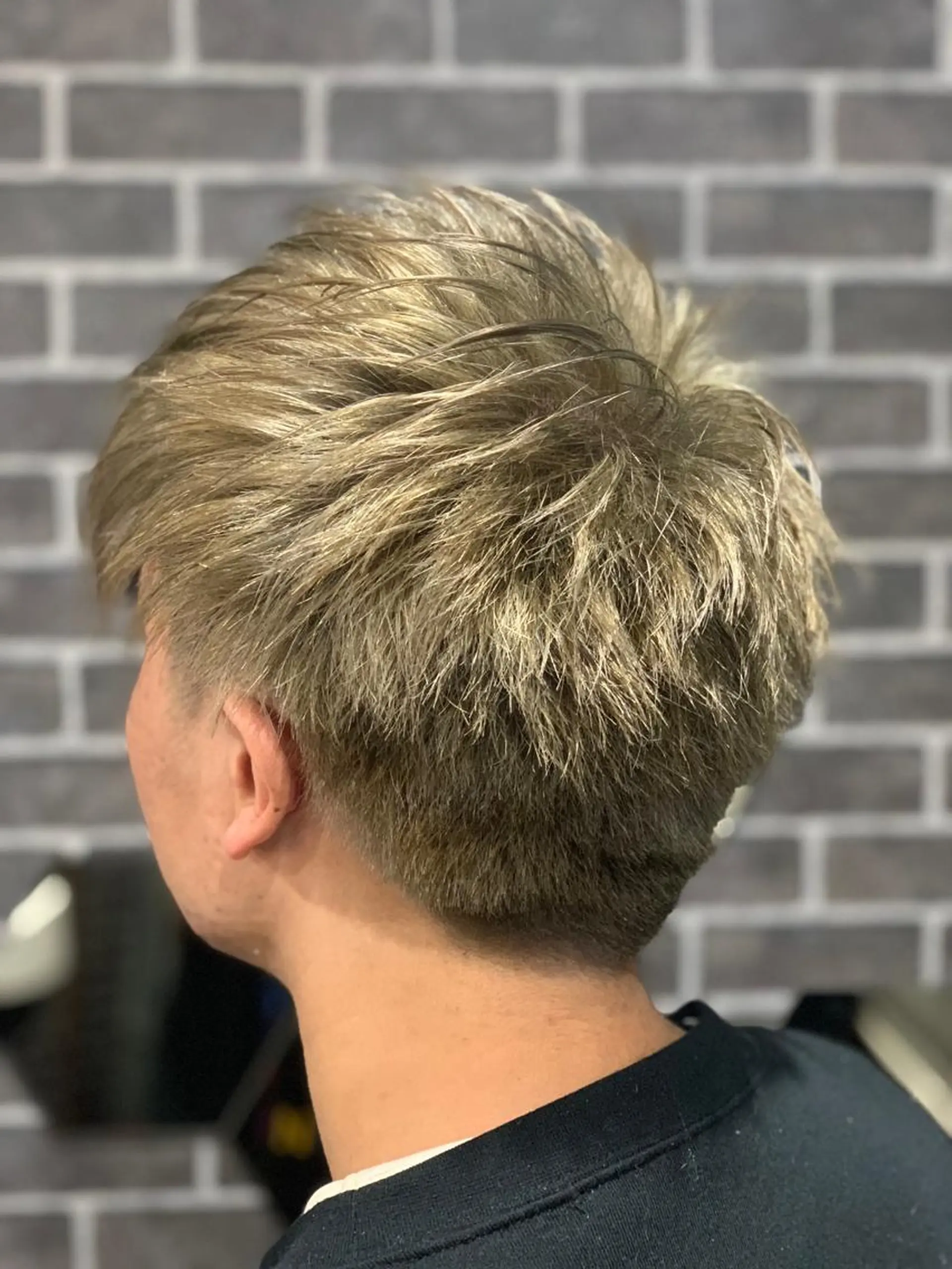 ショート カラー メンズ メンズブリーチ ブリーチ ✂︎中山竜哉✂︎ 川崎スタイリストのヘアスタイル