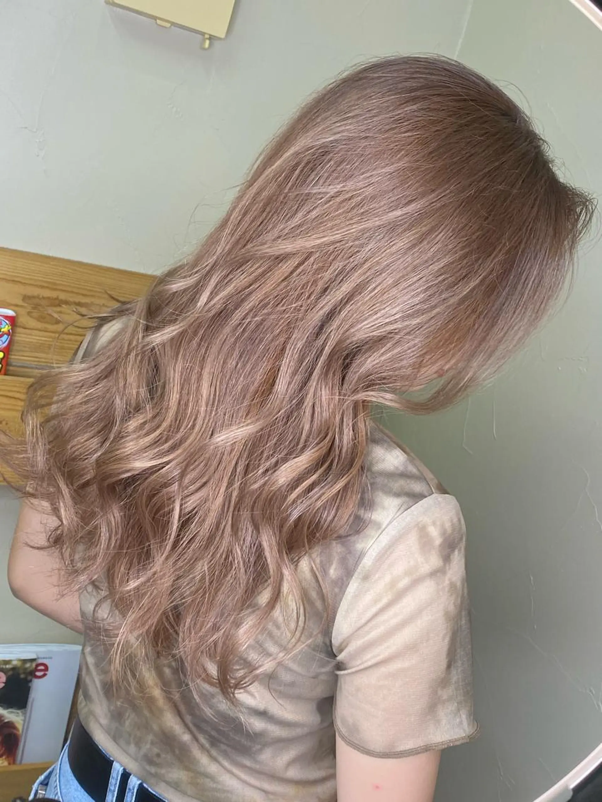 ロング カラー ヘアカラー トリートメント 寺門 拓馬のヘアスタイル